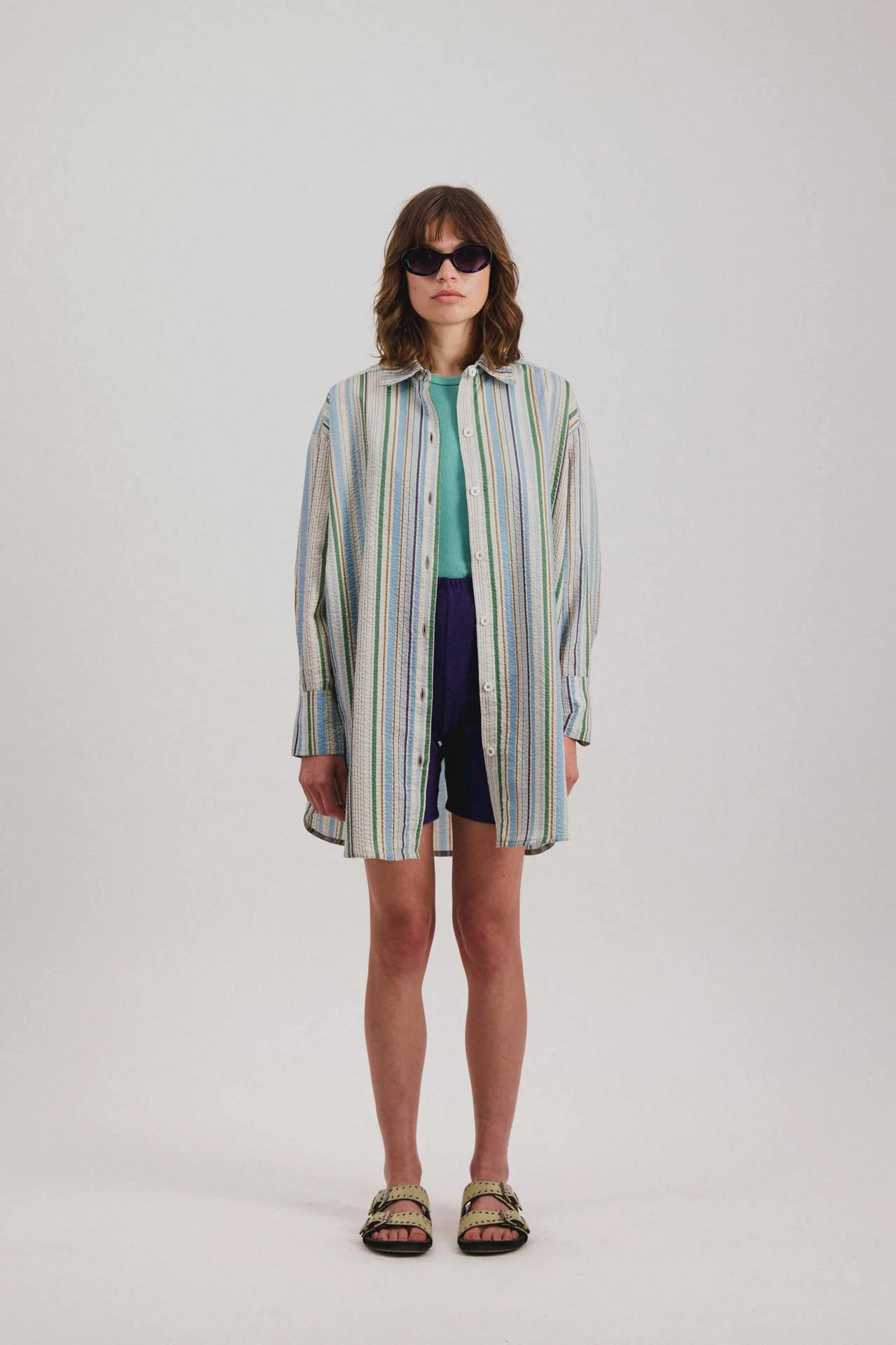 Big Lovely Shirt - Fantasy - Tropical Stripes (Women)