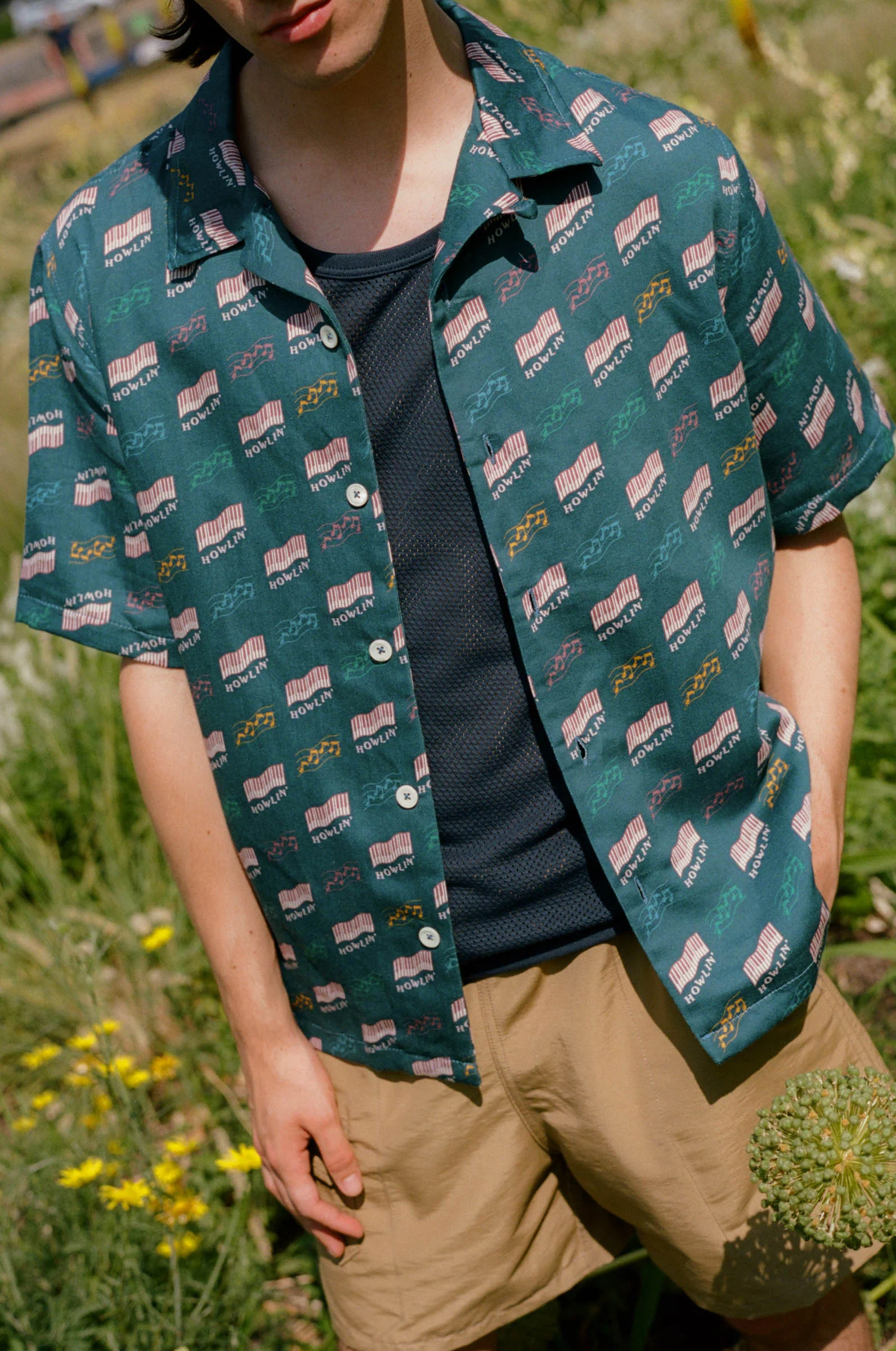 Cocktail D’Amore - Azzuro Howlin' Piano Hemp Print