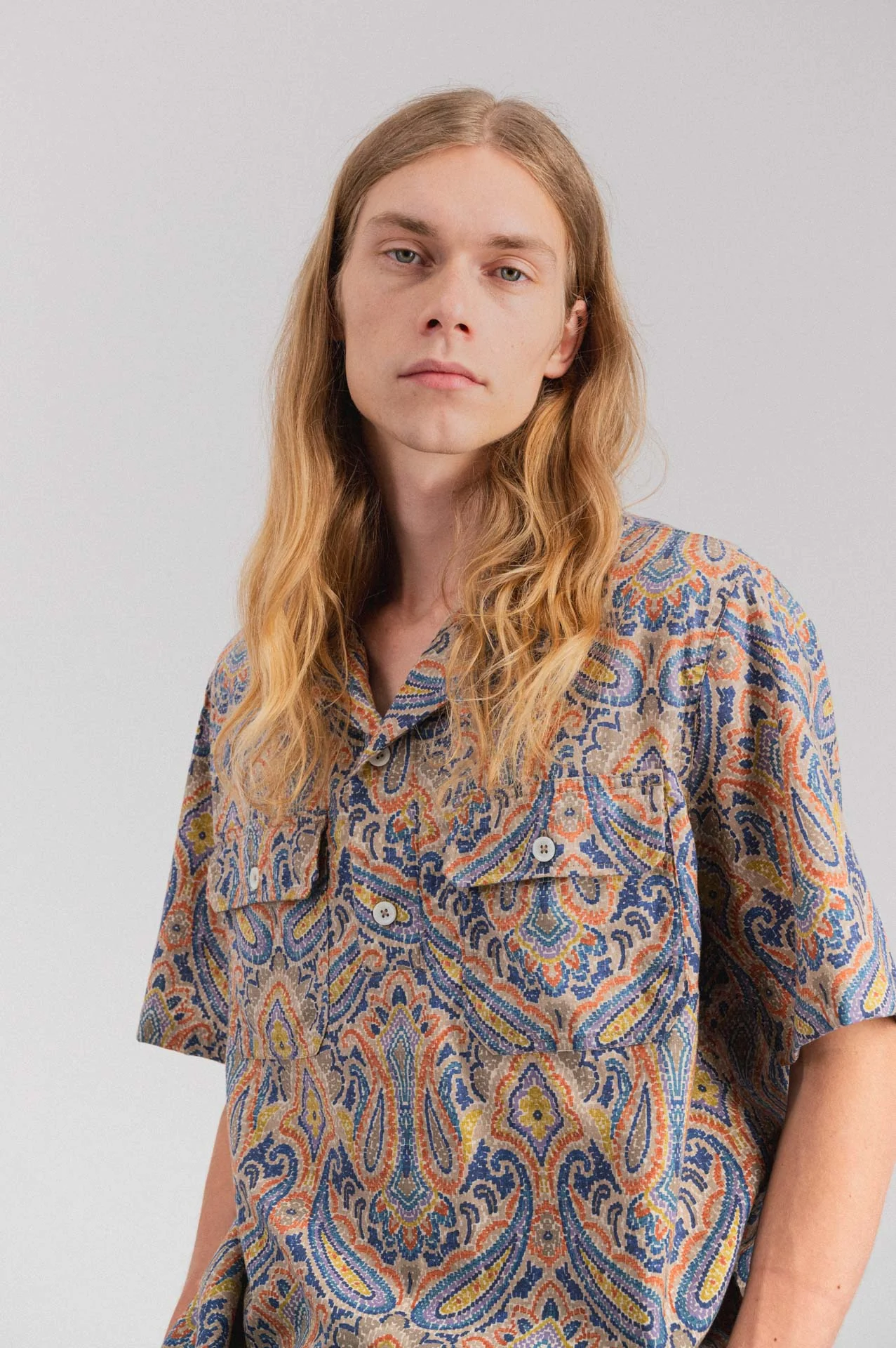 Space Operator Shirt - Paisley - Tropical Psych Paisley