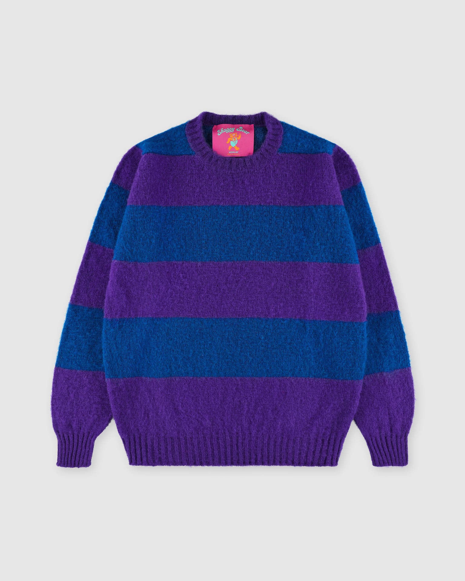 Shaggy Bear - Chunky Stripes - Purple Haze