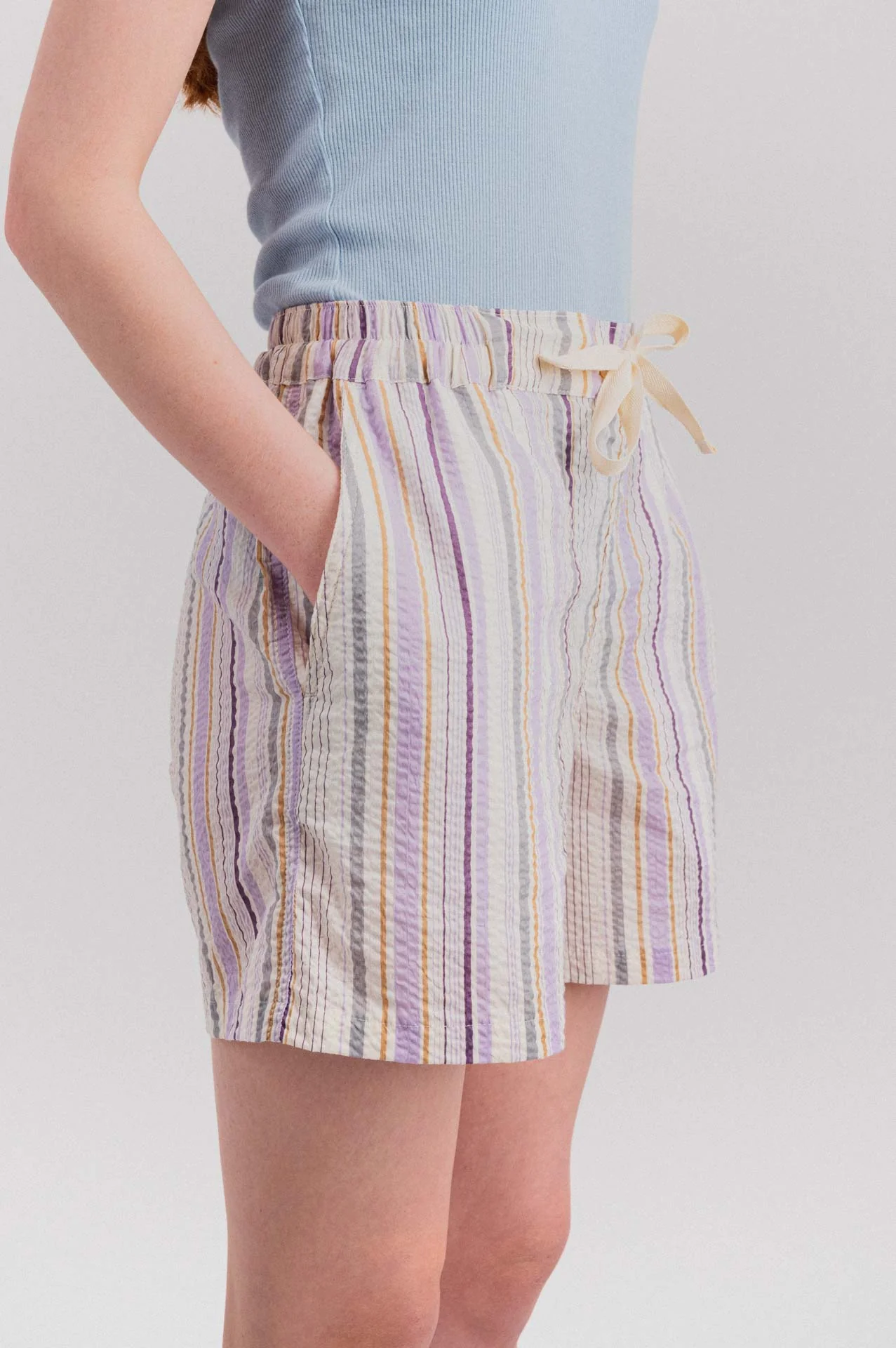 Private Shorts - Fantasy - Violet Stripes (Women)