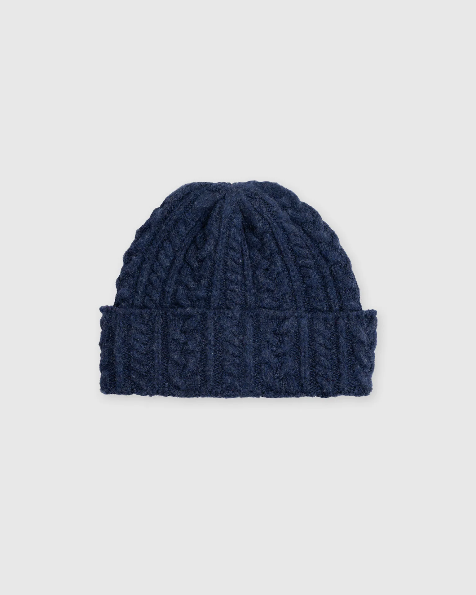Cable Festival Hat - Navy