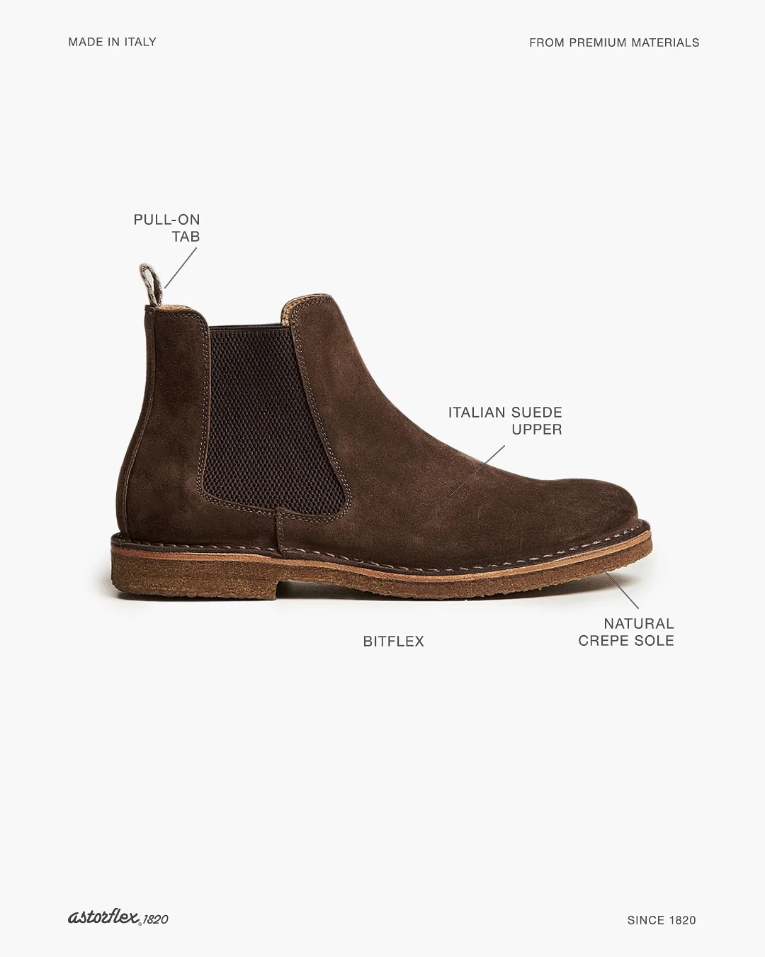 Bitflex Chelsea Boot - Dark Chestnut *restock