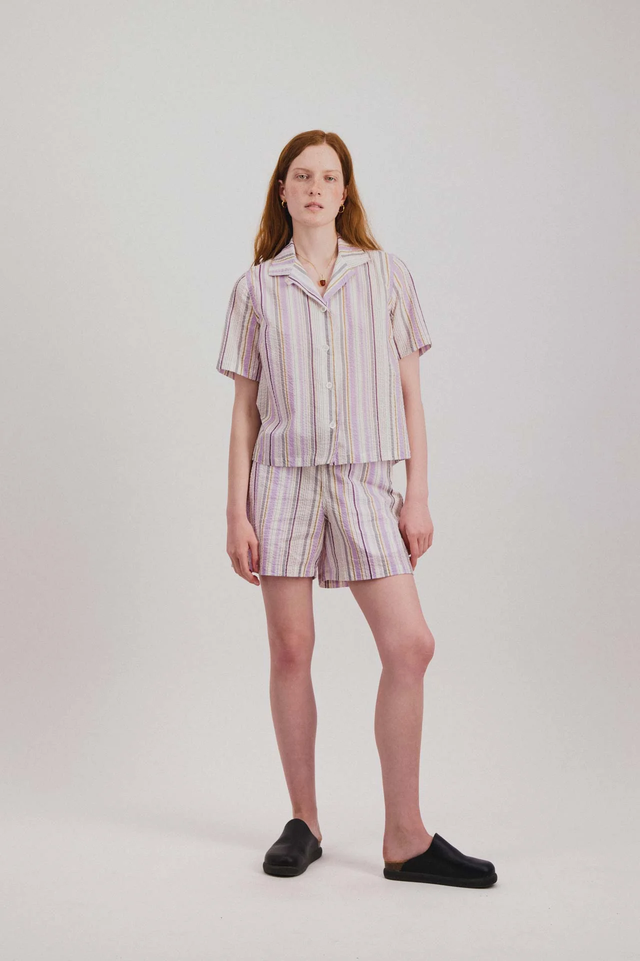 Cocktails for the Girls shirt - Fantasy - Violet Stripes (Women)