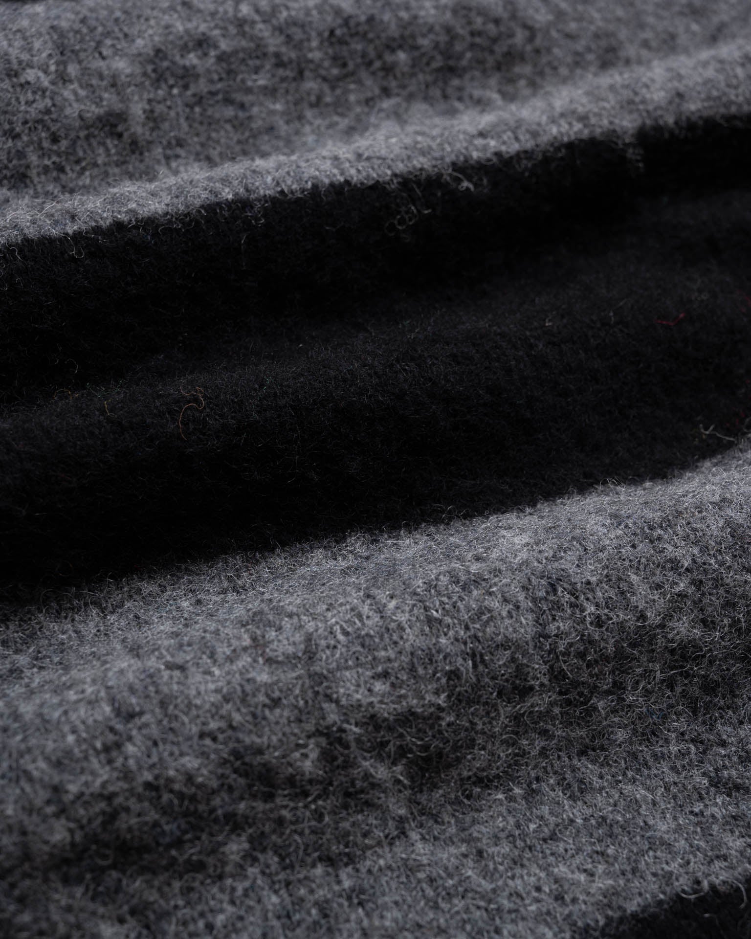 Shaggy Bear - Chunky Stripes - Blackish