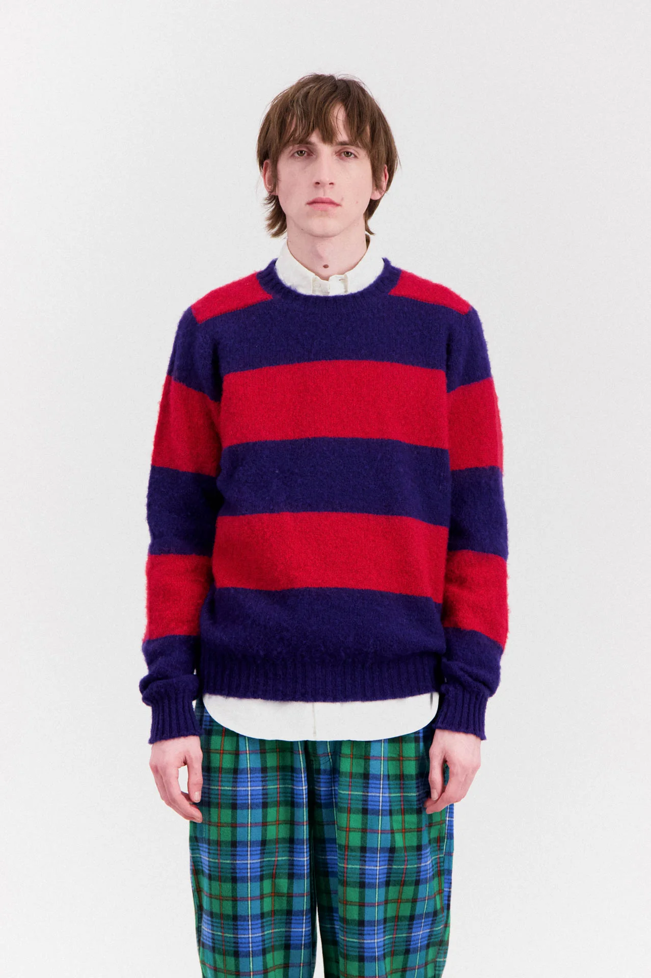 Shaggy Bear - Chunky Stripes - Blue Dreams