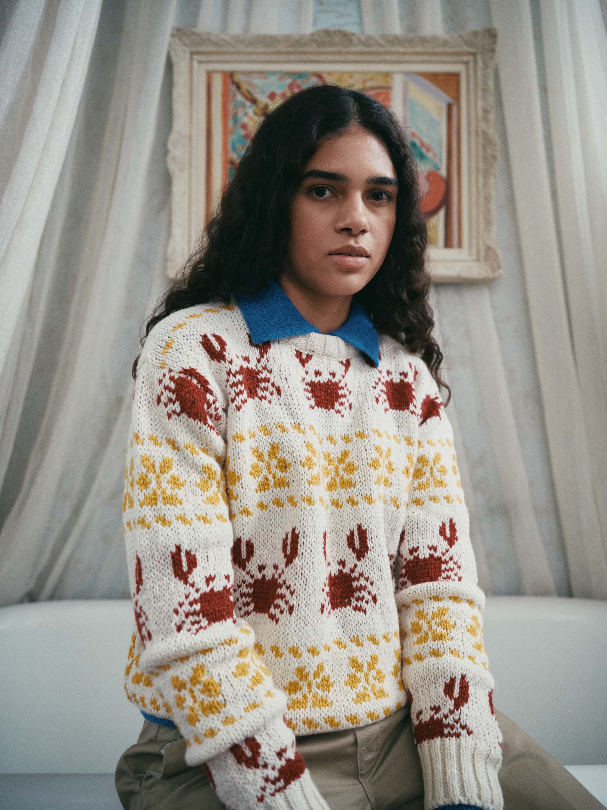 Crabs In Space - Ecru (Women)