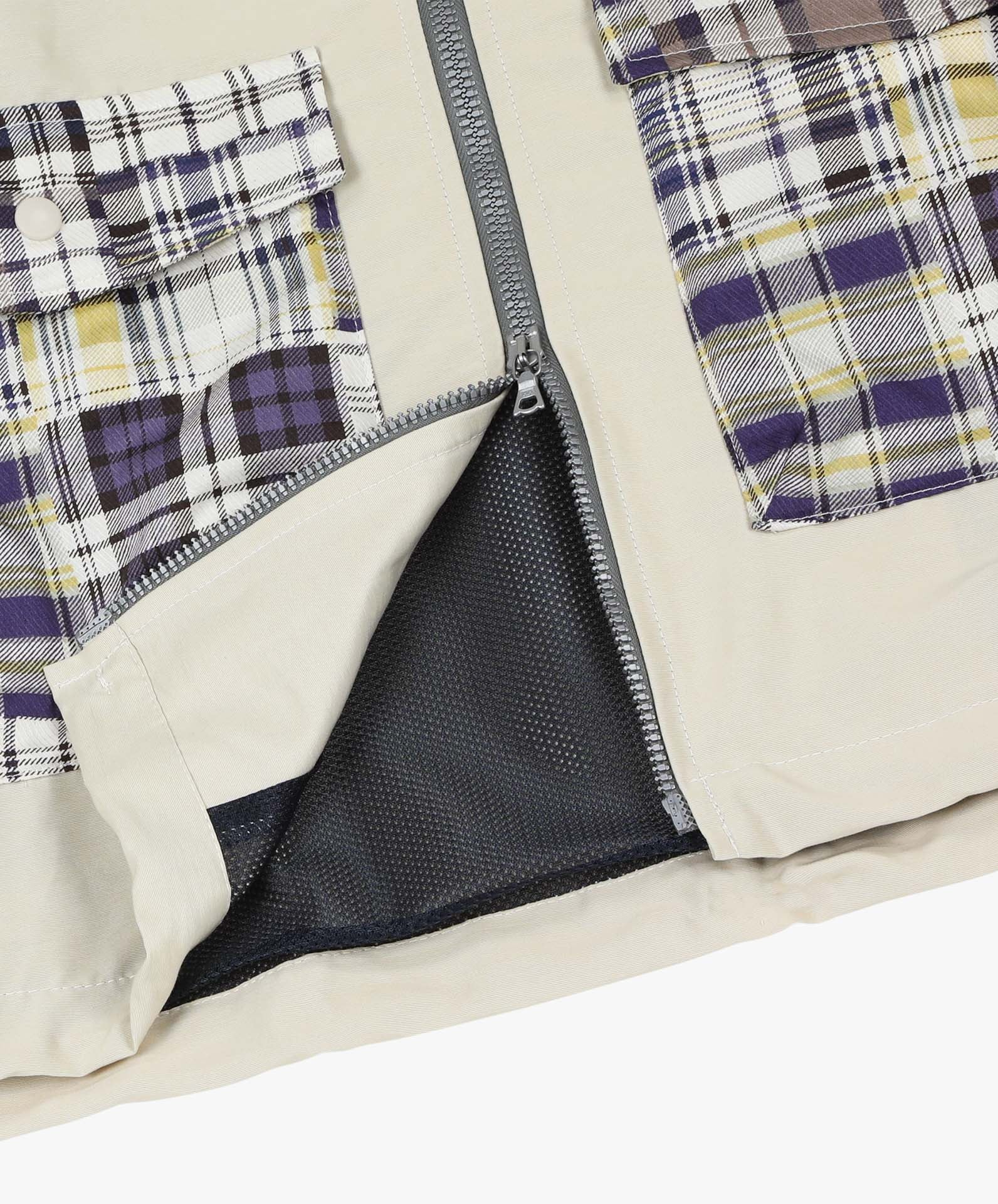 Boxy Swing Jacket - Mixup - Cream Mix