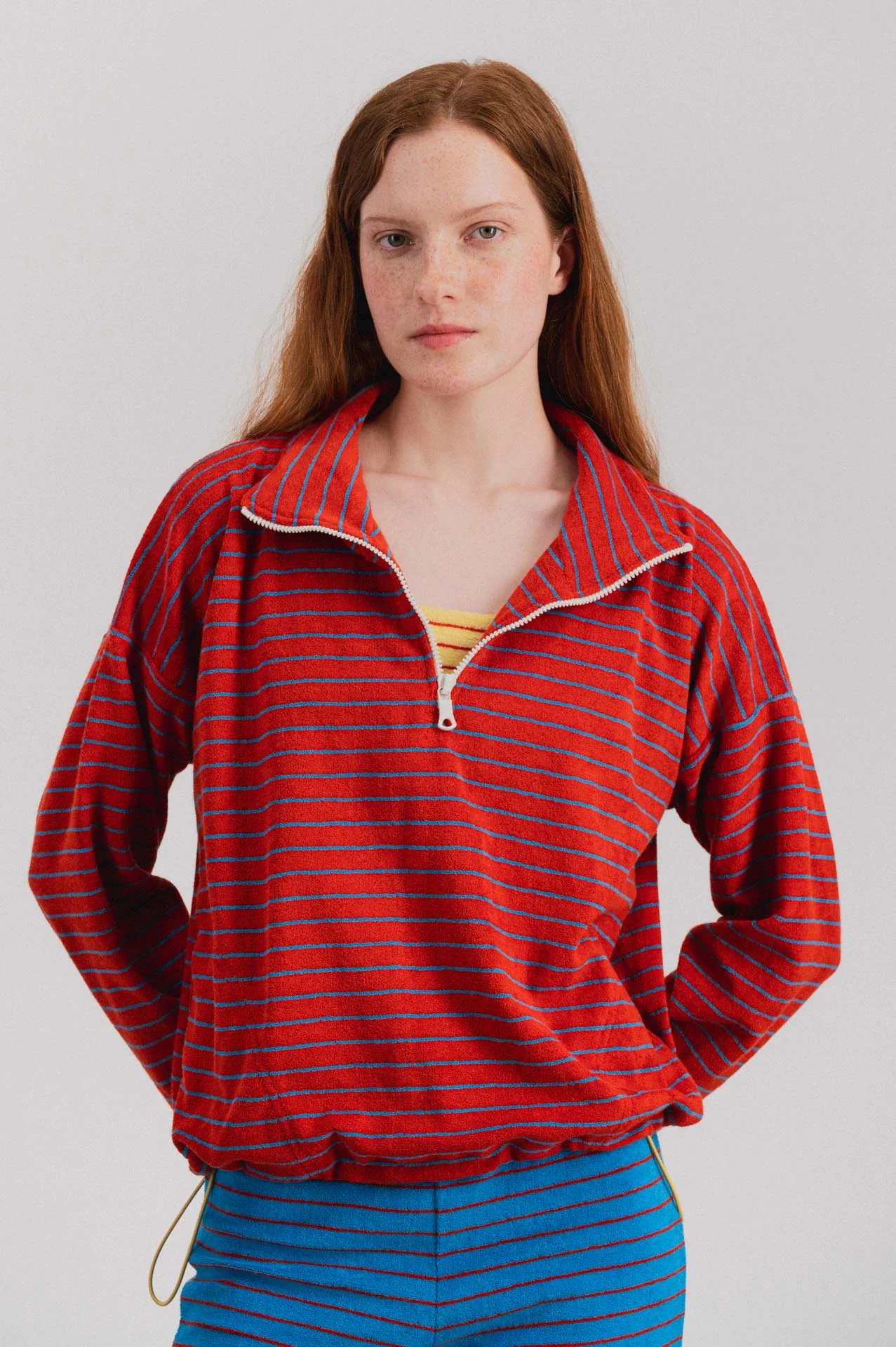 Magic Striped Sweat - Hyper Red (Women)