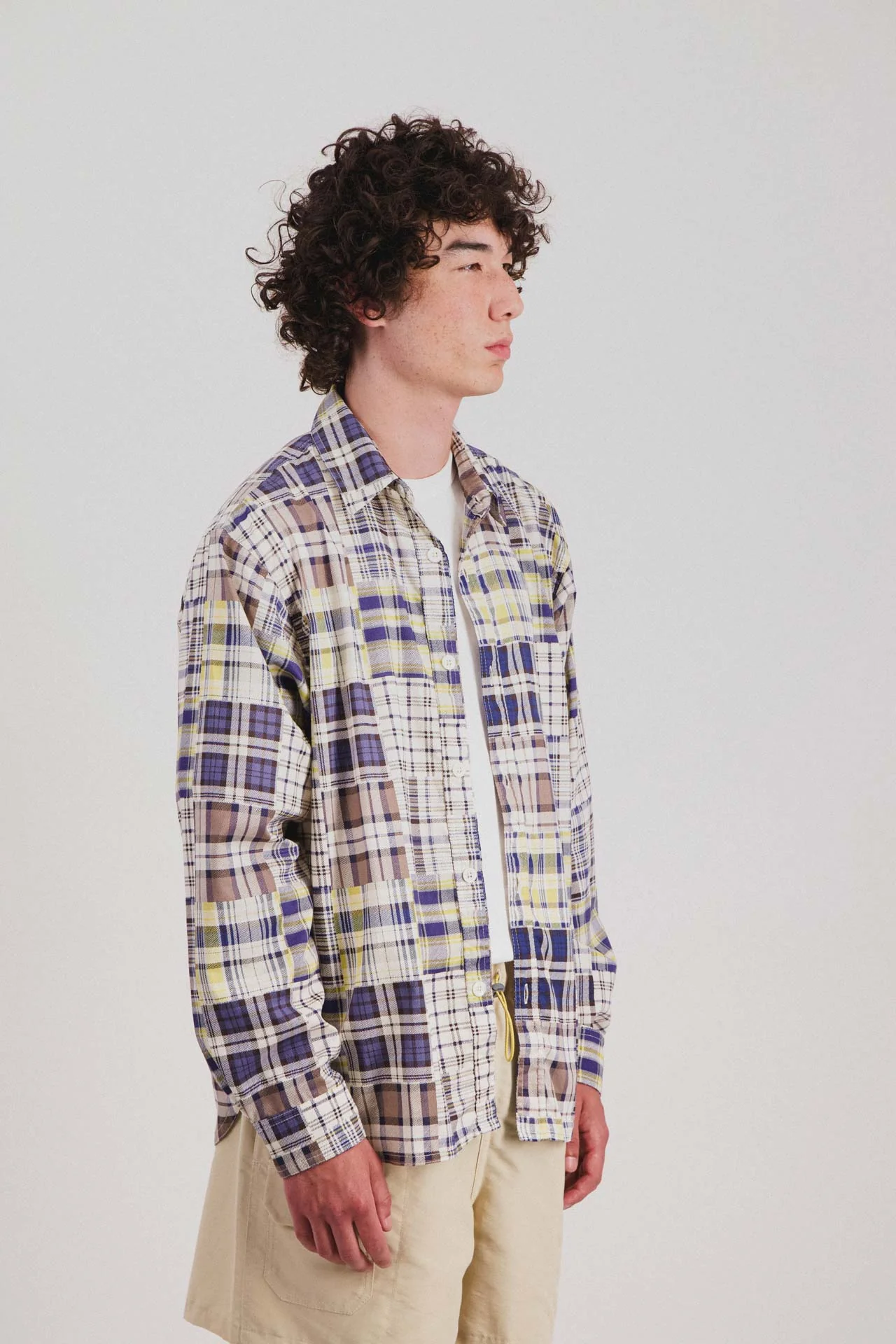 Afterthoughts Shirt - Blue Madras Mix