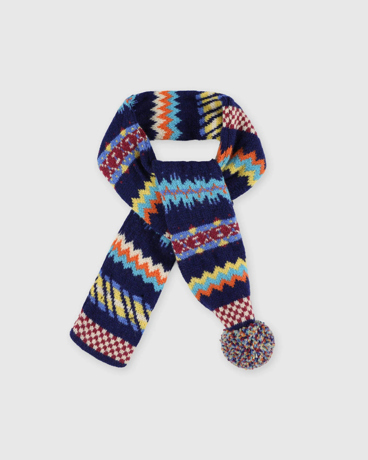 Small Woolen Wonder Scarf - Cobalt