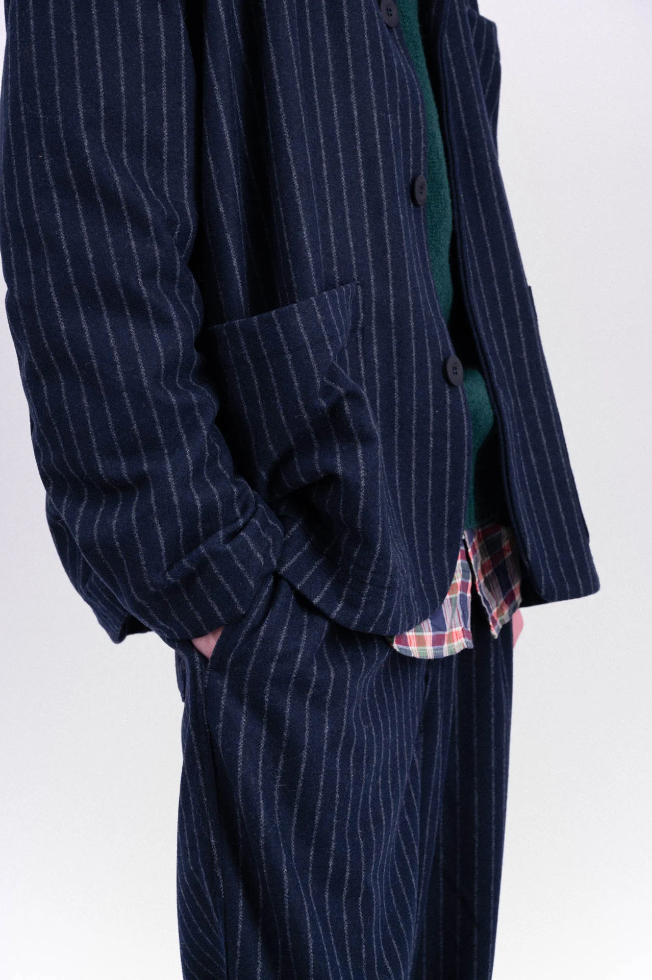 Cosmic Blazer - Wool - Striped