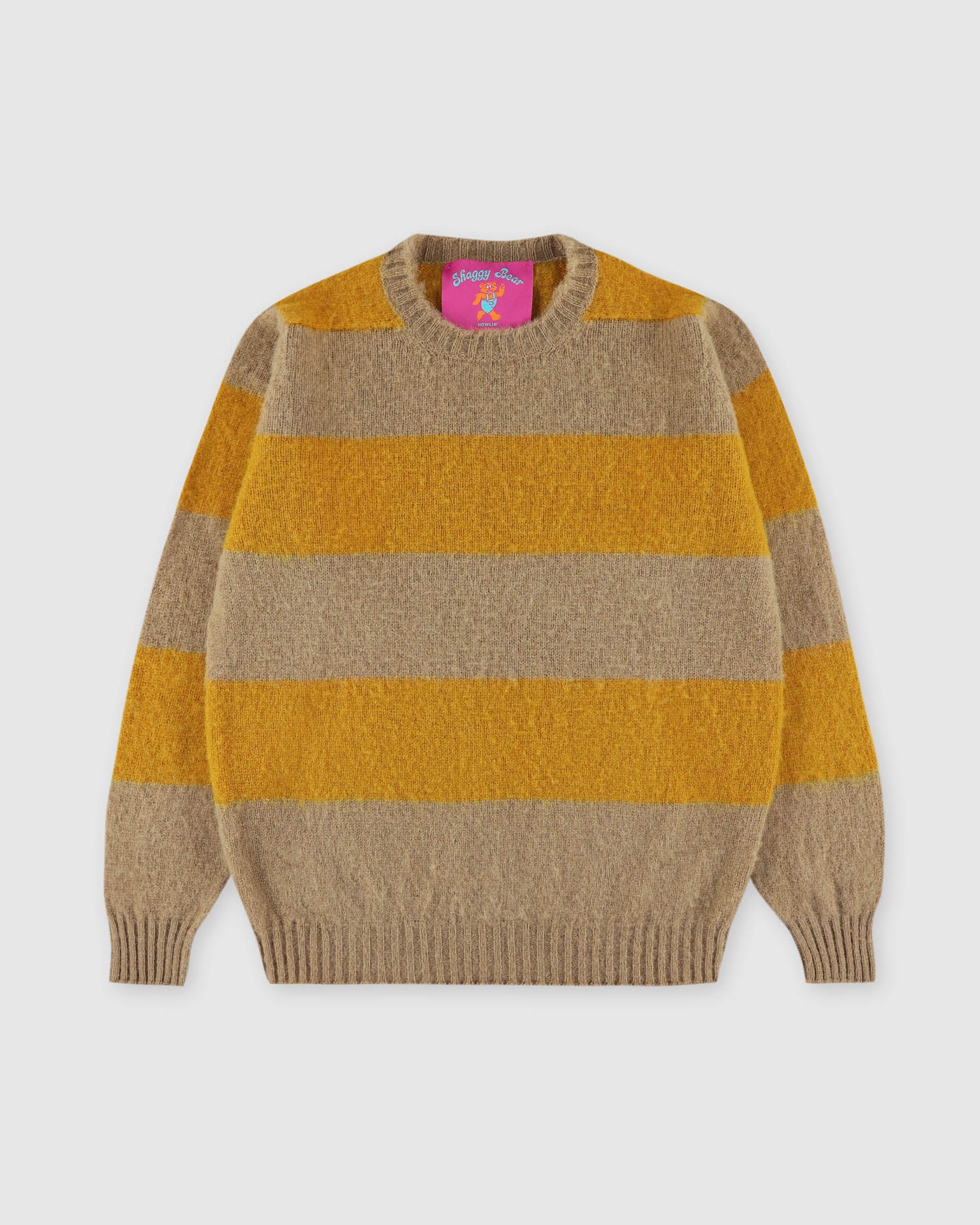 Shaggy Bear - Chunky Stripes - Oat Bloom