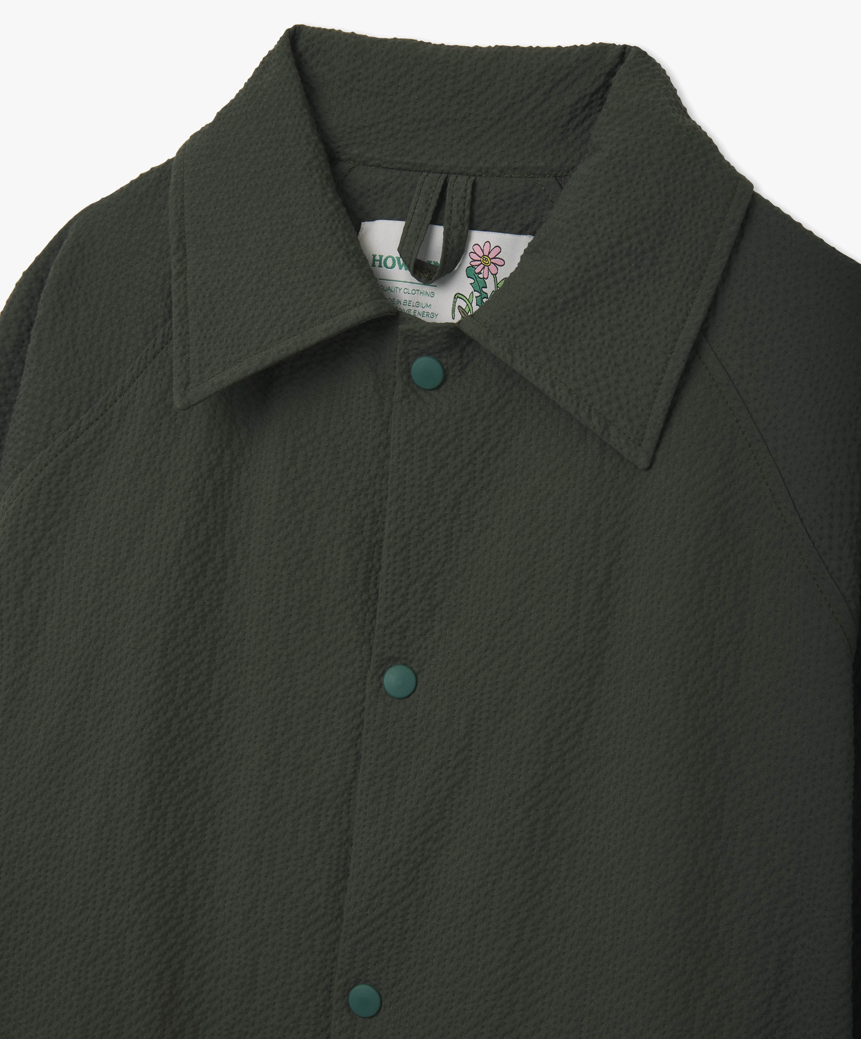 Coach Your Jacket - Greenish Seersucker