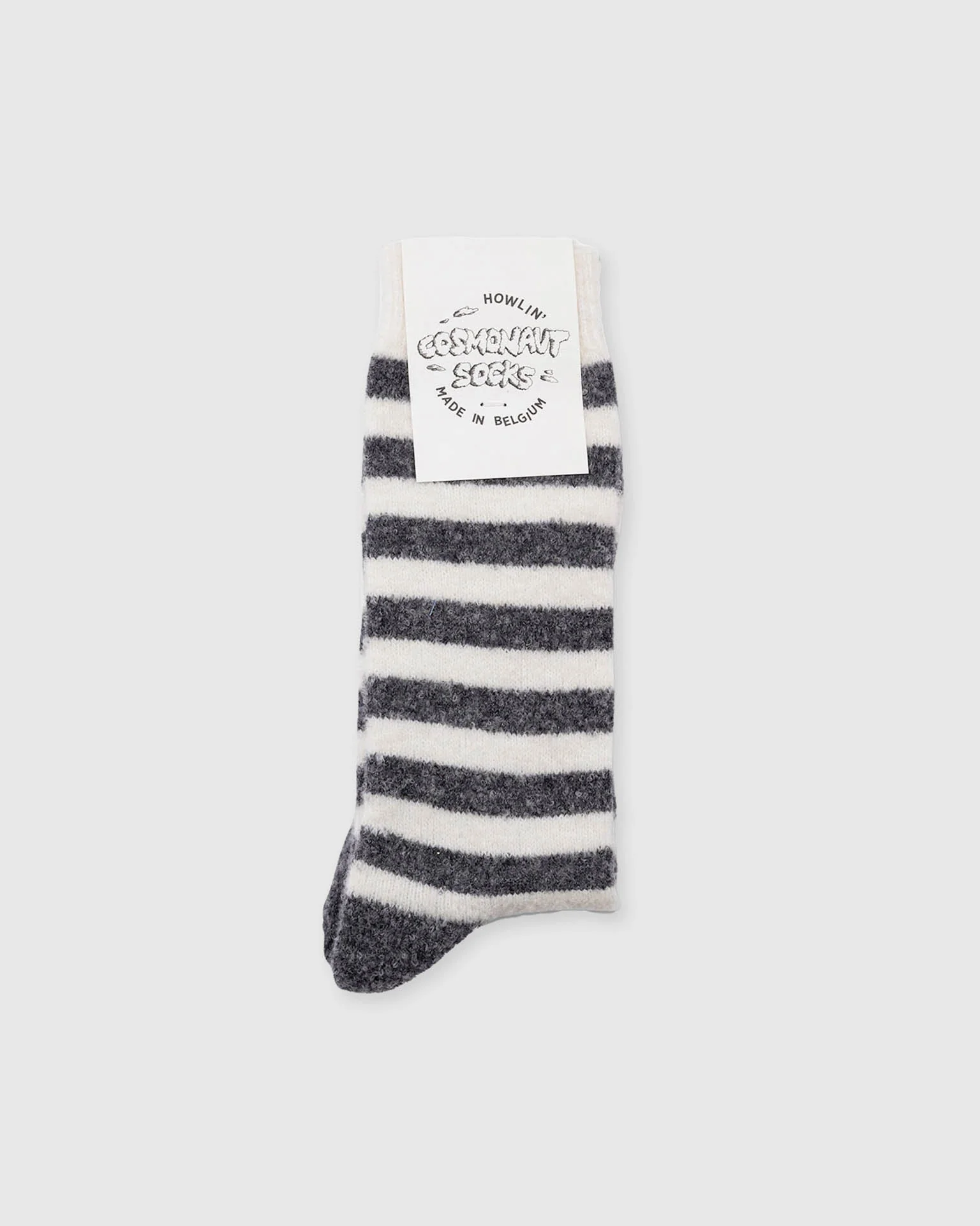 Cosmonaut Socks - White / Grey