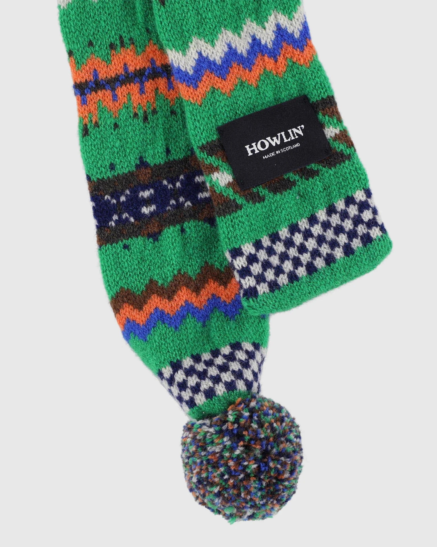 Small Woolen Wonder Scarf - Green Delight