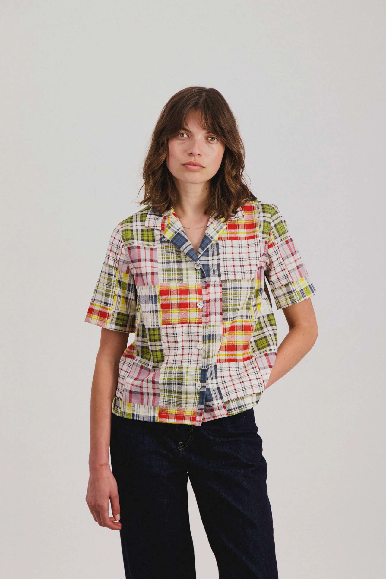 Cocktails for the Girls shirt - Fantasy - Tropical Madras Mix (Women)