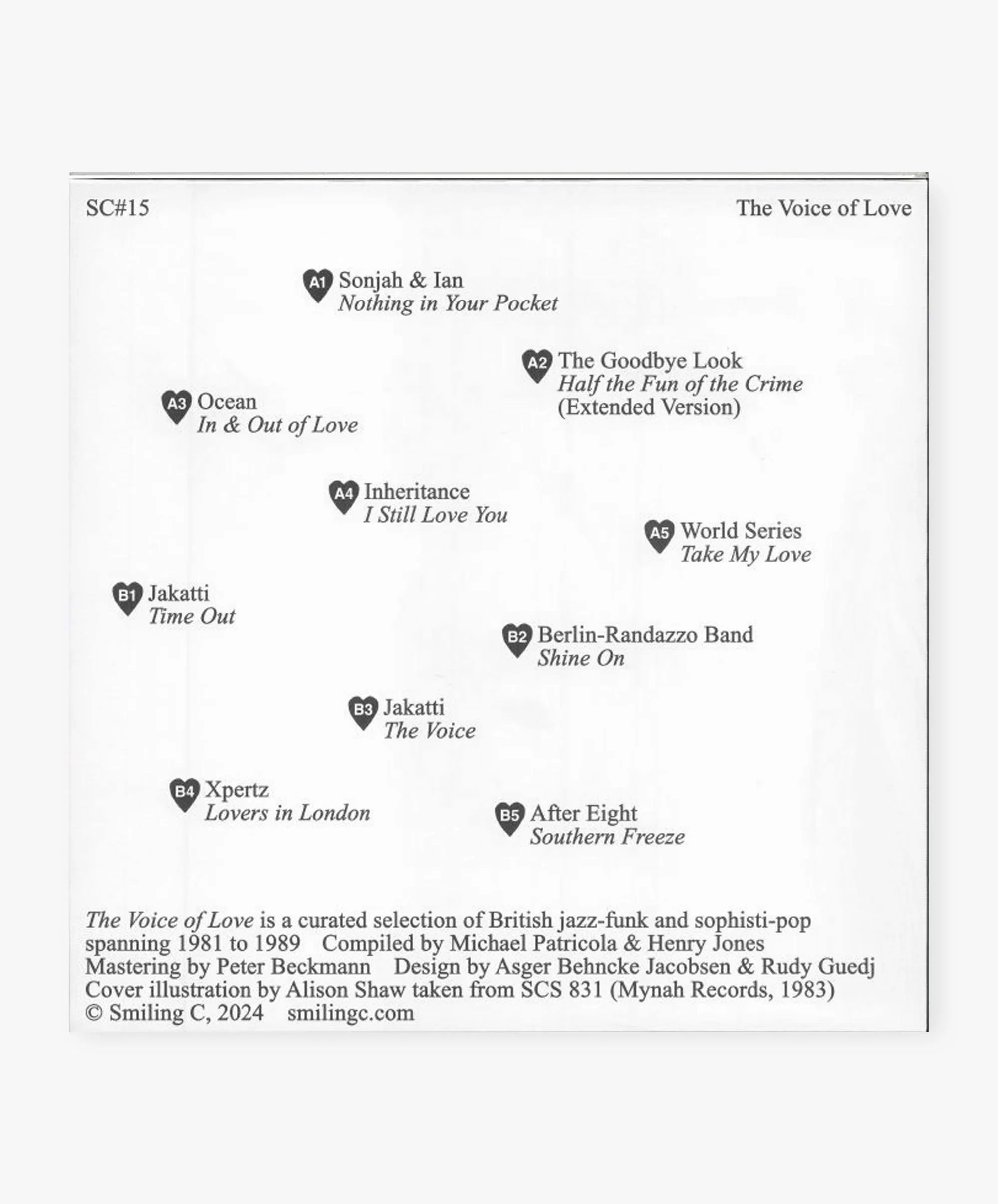 Various — The voice of love LP