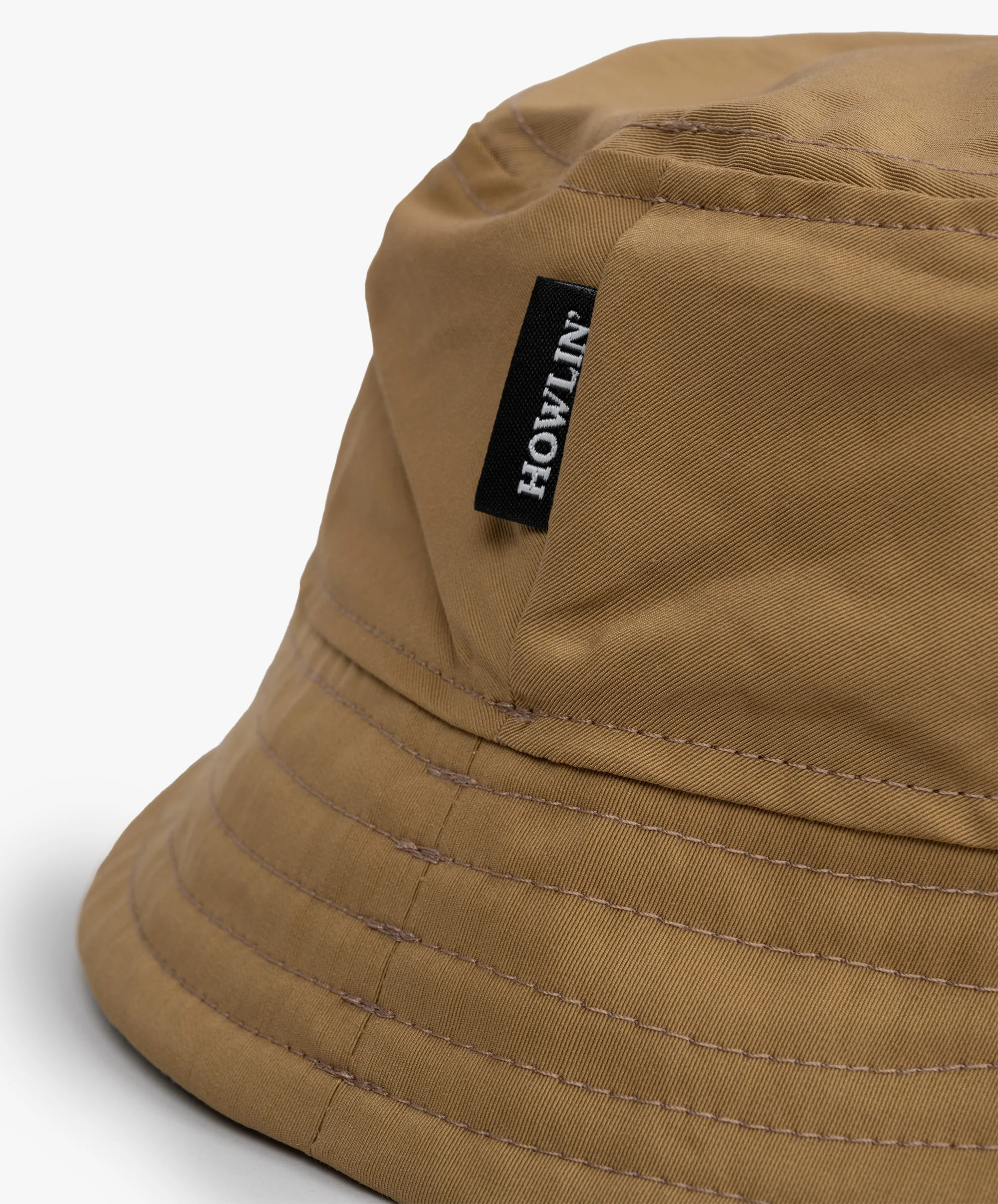 Dream On Dreamer Hat With Patch - Khaki Water Repellent Nylon
