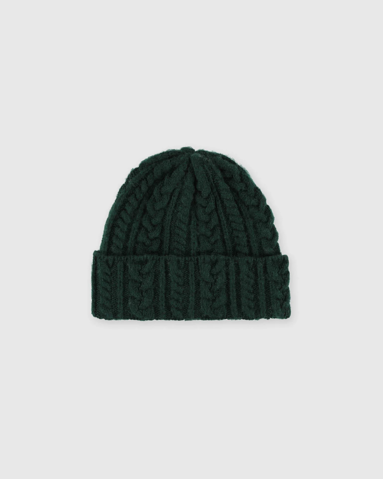 Cable Festival Hat - Forest