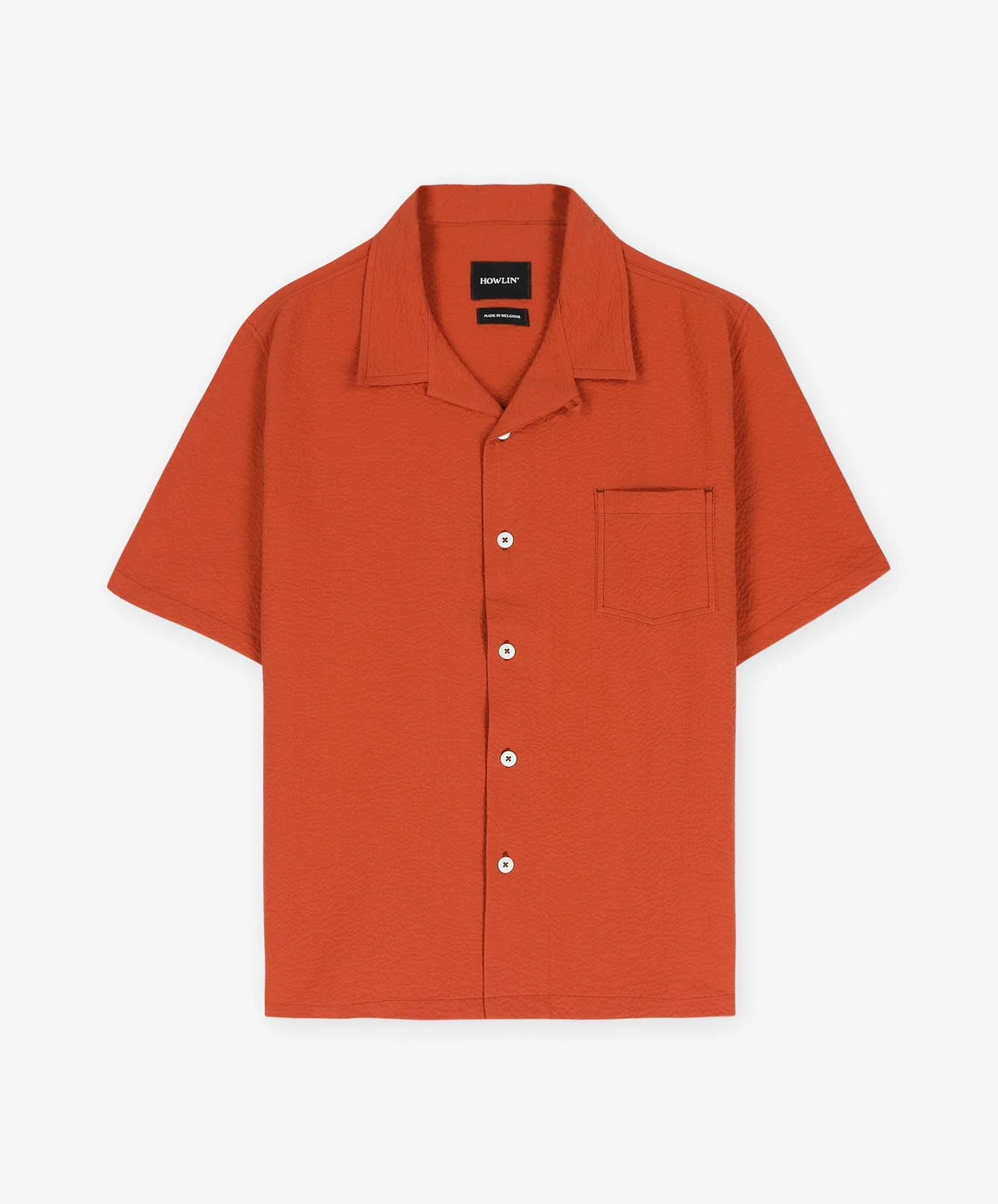 Cocktail Shirt - Seersucker - Red