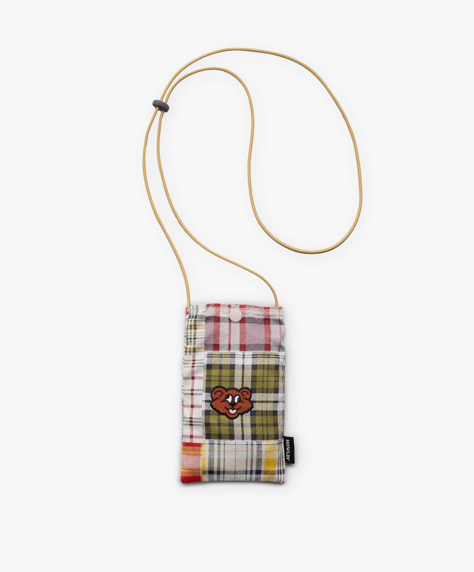 Magic Pouch Bag - Shaggy Bear - Tropical Madras Mix