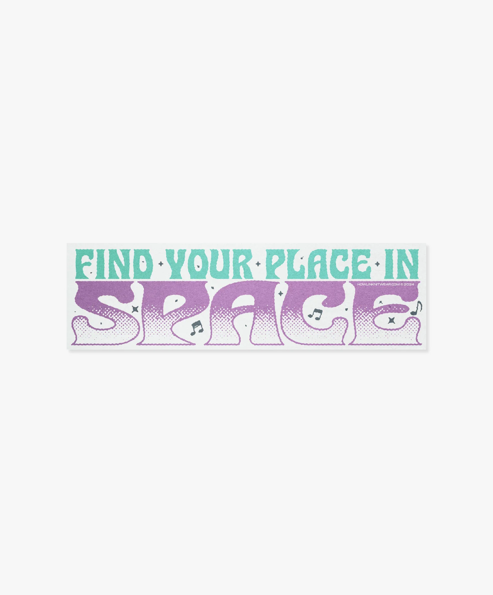 Find Your Place In Space Bumper Sticker