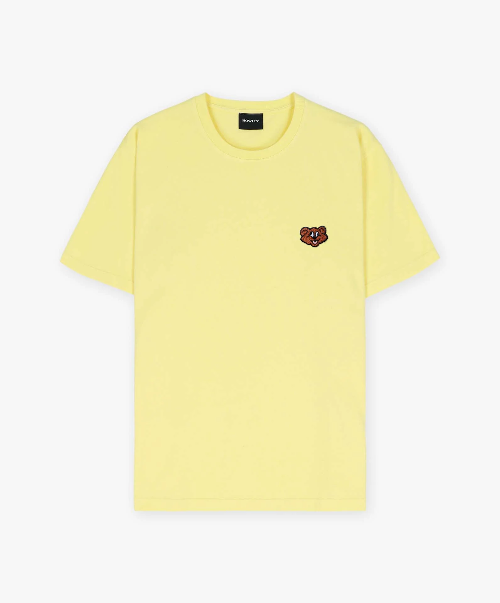 Shaggy Bear T-shirt - Soft Yellow