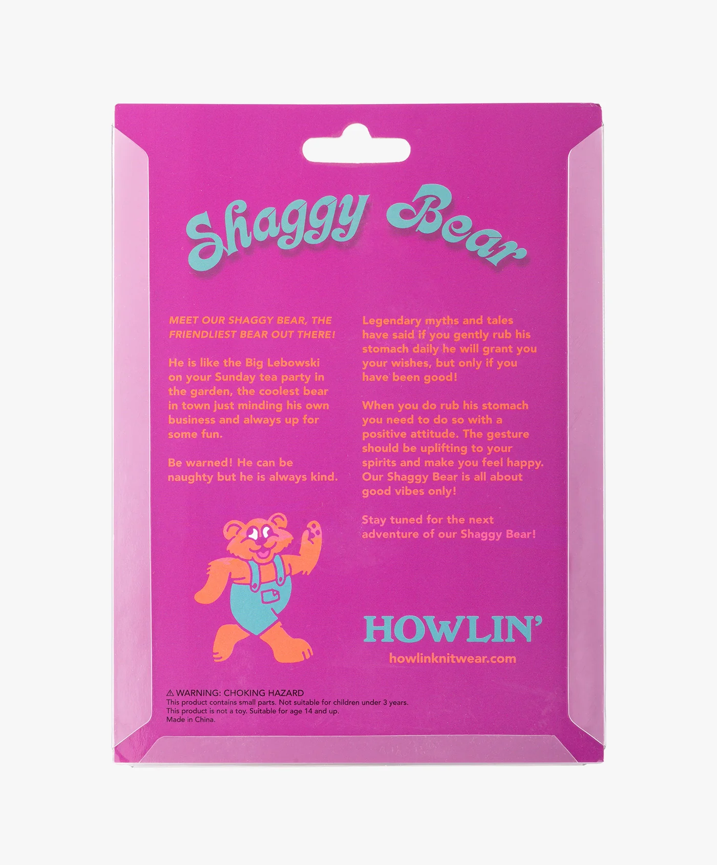 Shaggy Bear Keychain