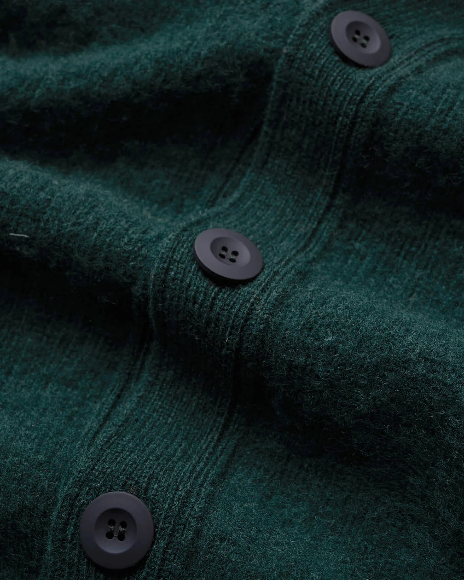 Shaggy Bear Cardigan - Forest