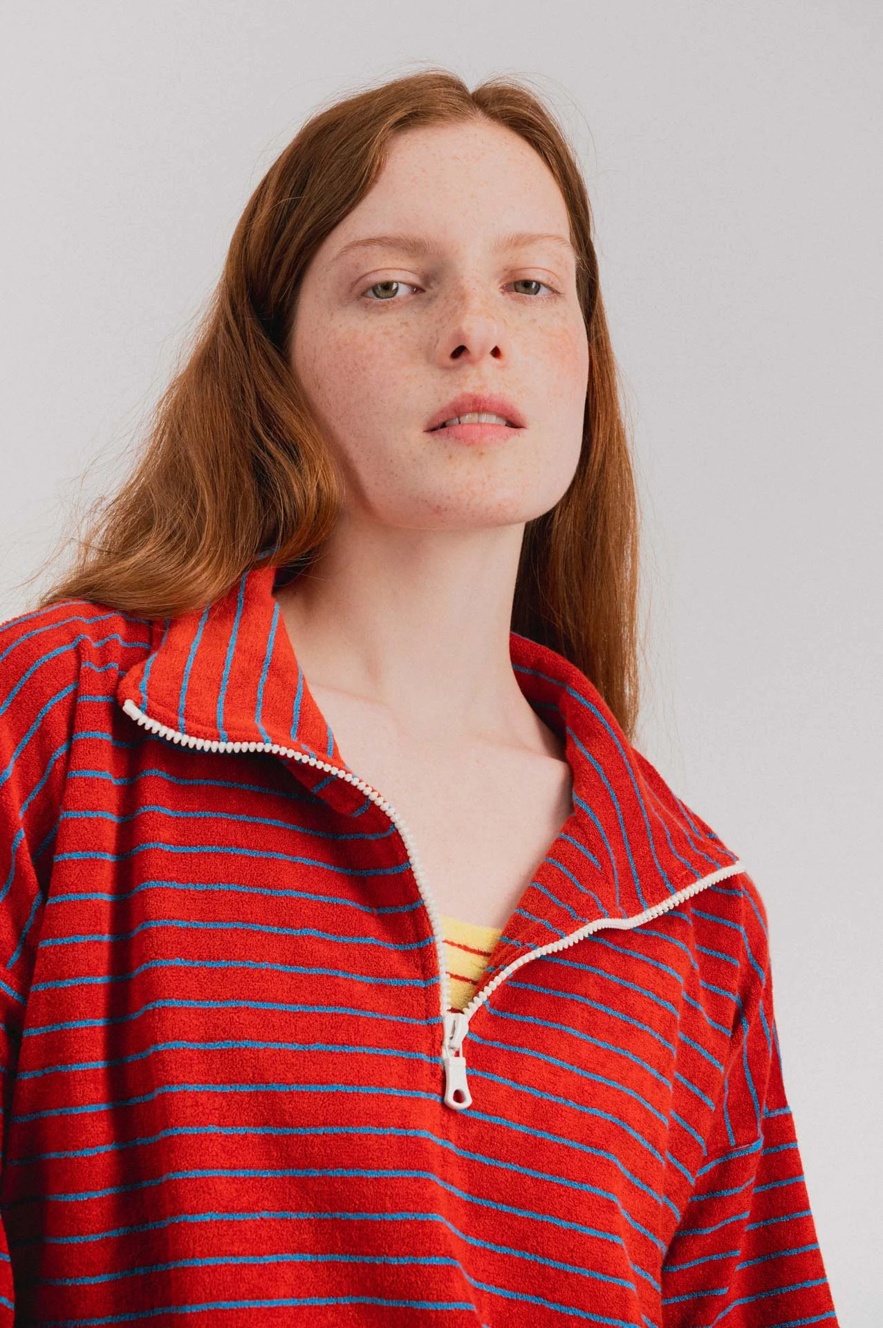 Magic Striped Sweat - Hyper Red (Women)