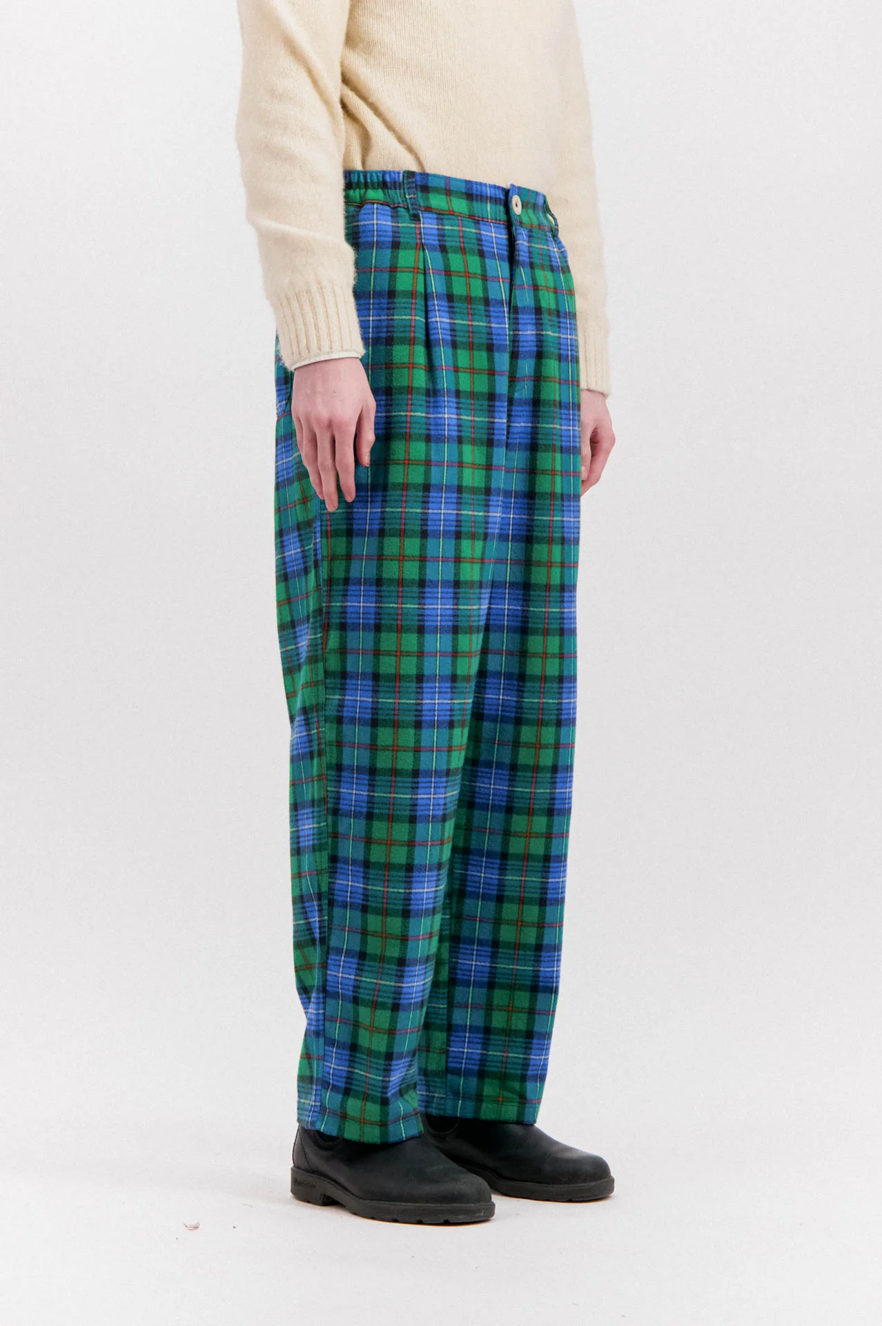 Cosmic Pants - Tartan - Blue
