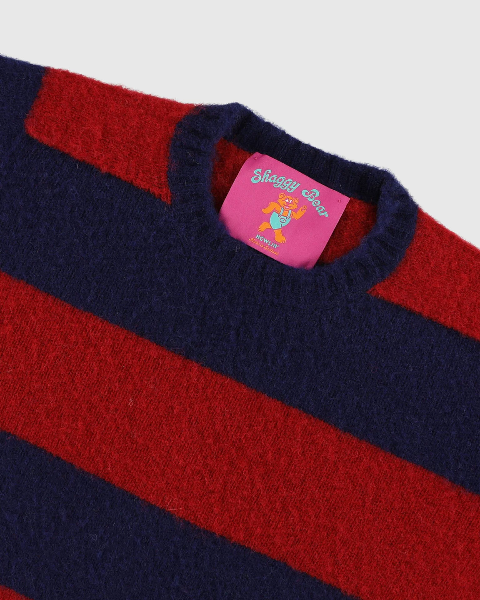 Shaggy Bear - Chunky Stripes - Blue Dreams