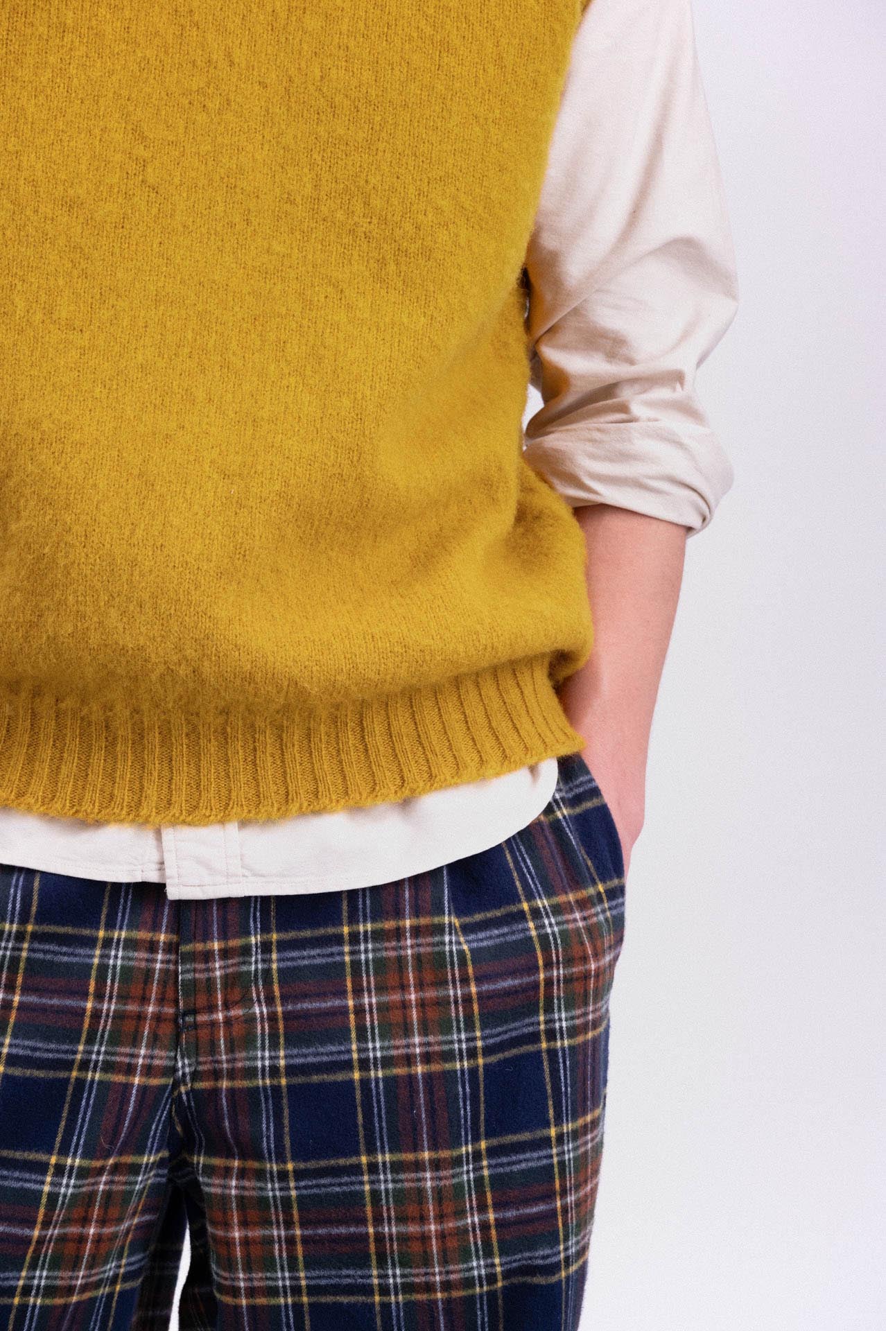 Shaggy Bear Slipover - Harvest Gold