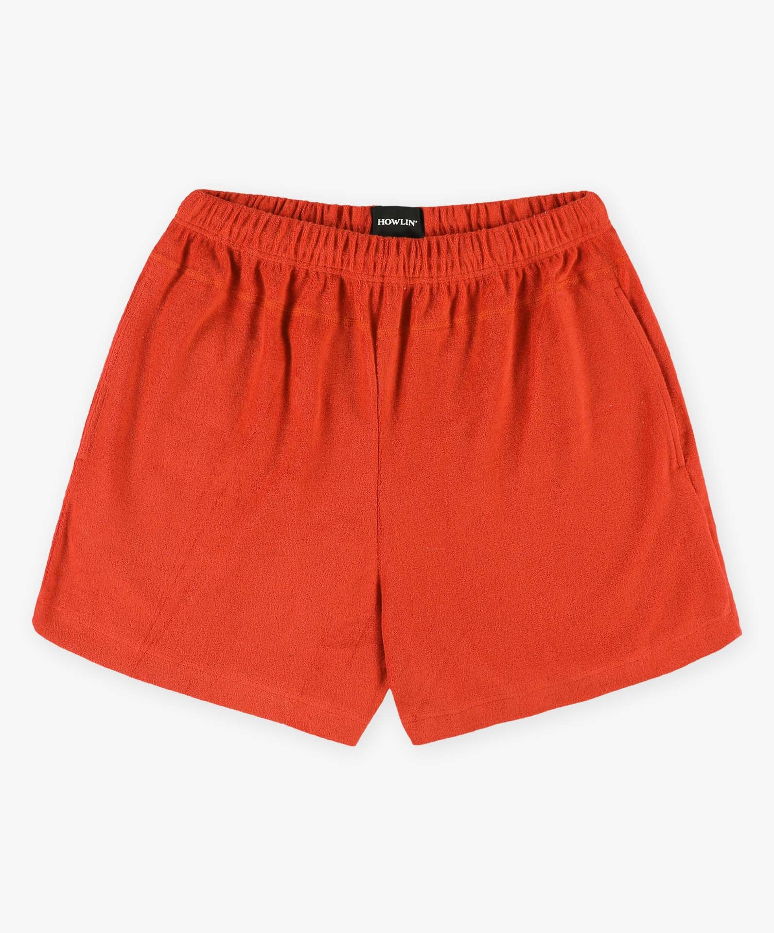 Towel Shorts - Uni - Red Fire