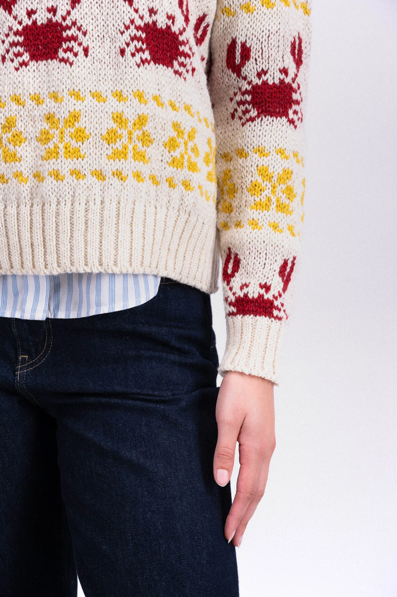 Crabs In Space - Ecru (Women)