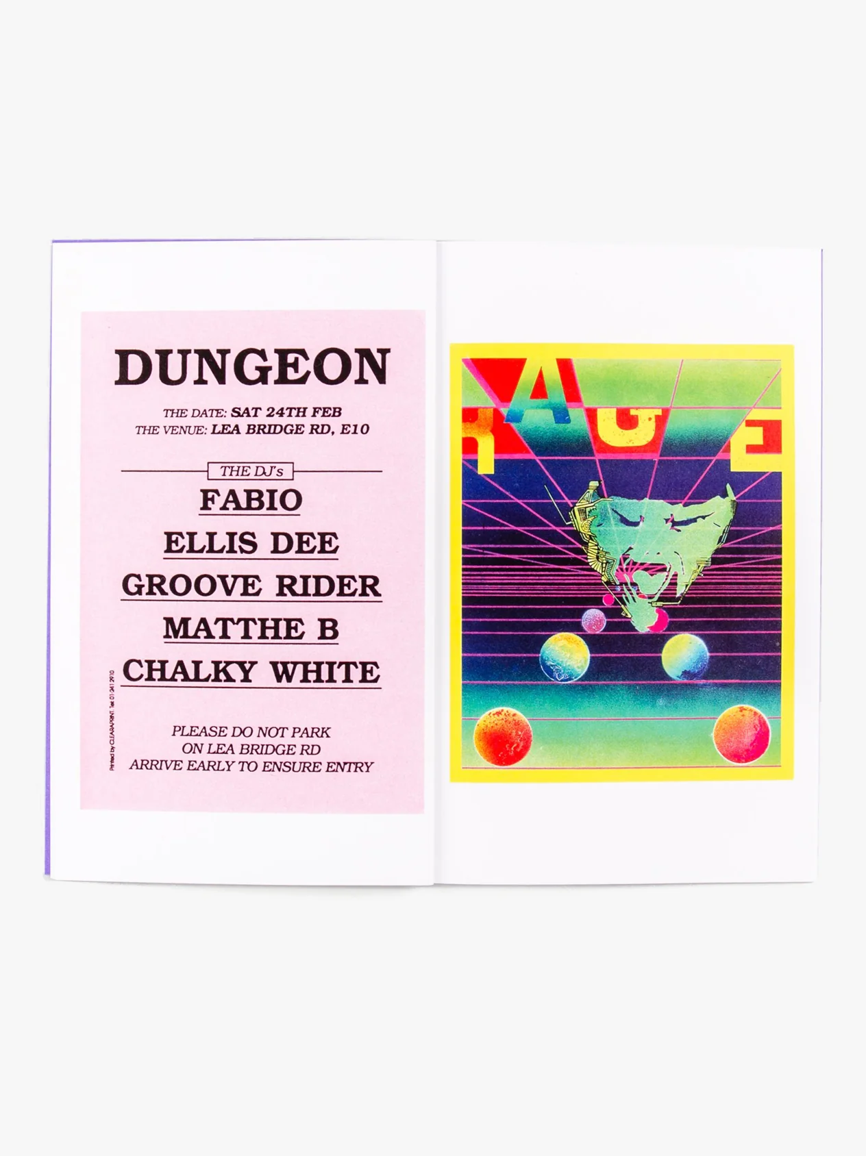 London Rave Flyers 1990 - 1996