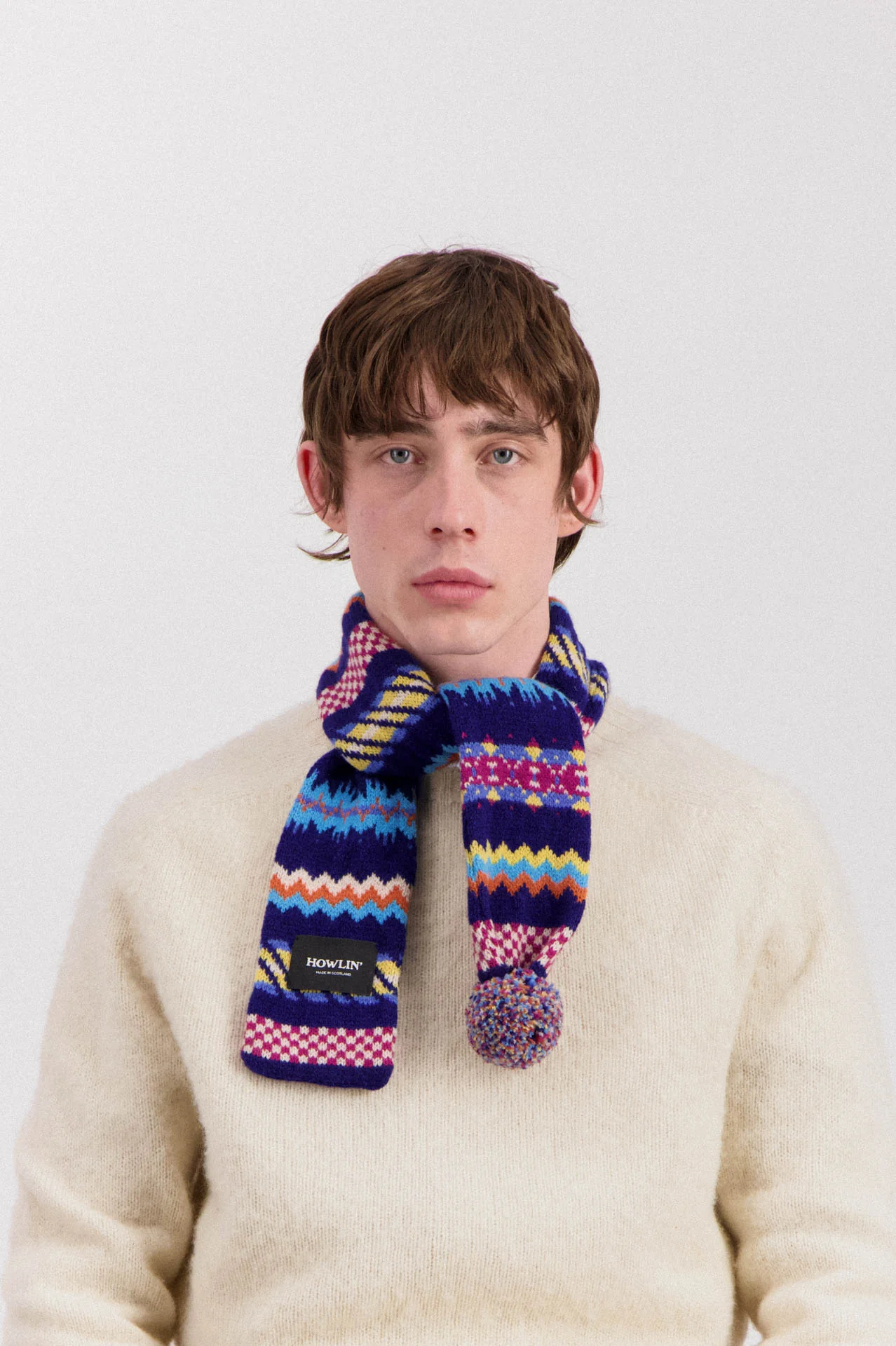 Small Woolen Wonder Scarf - Cobalt