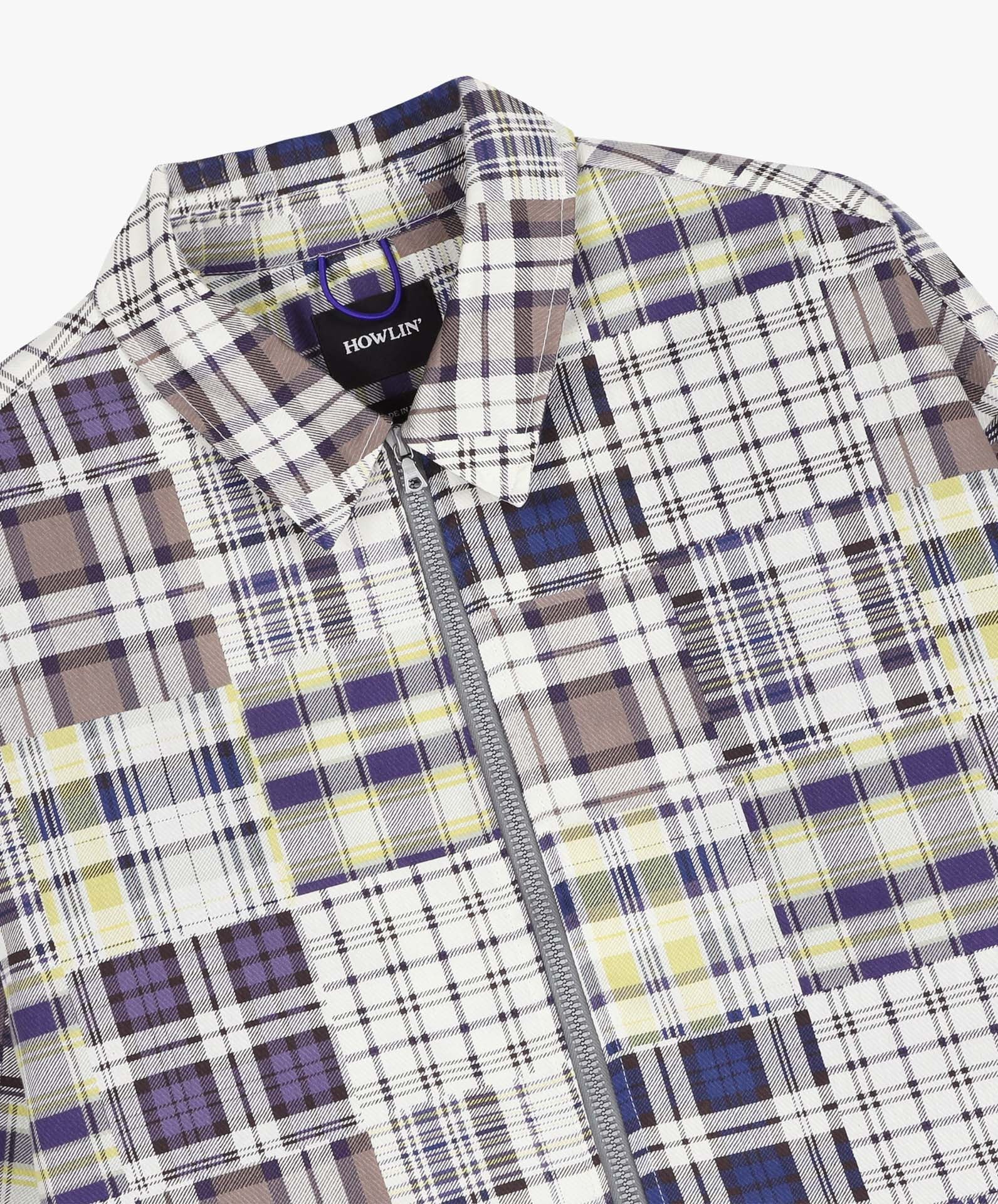 Boxy Swing Jacket - Fantasy - Blue Madras Mix