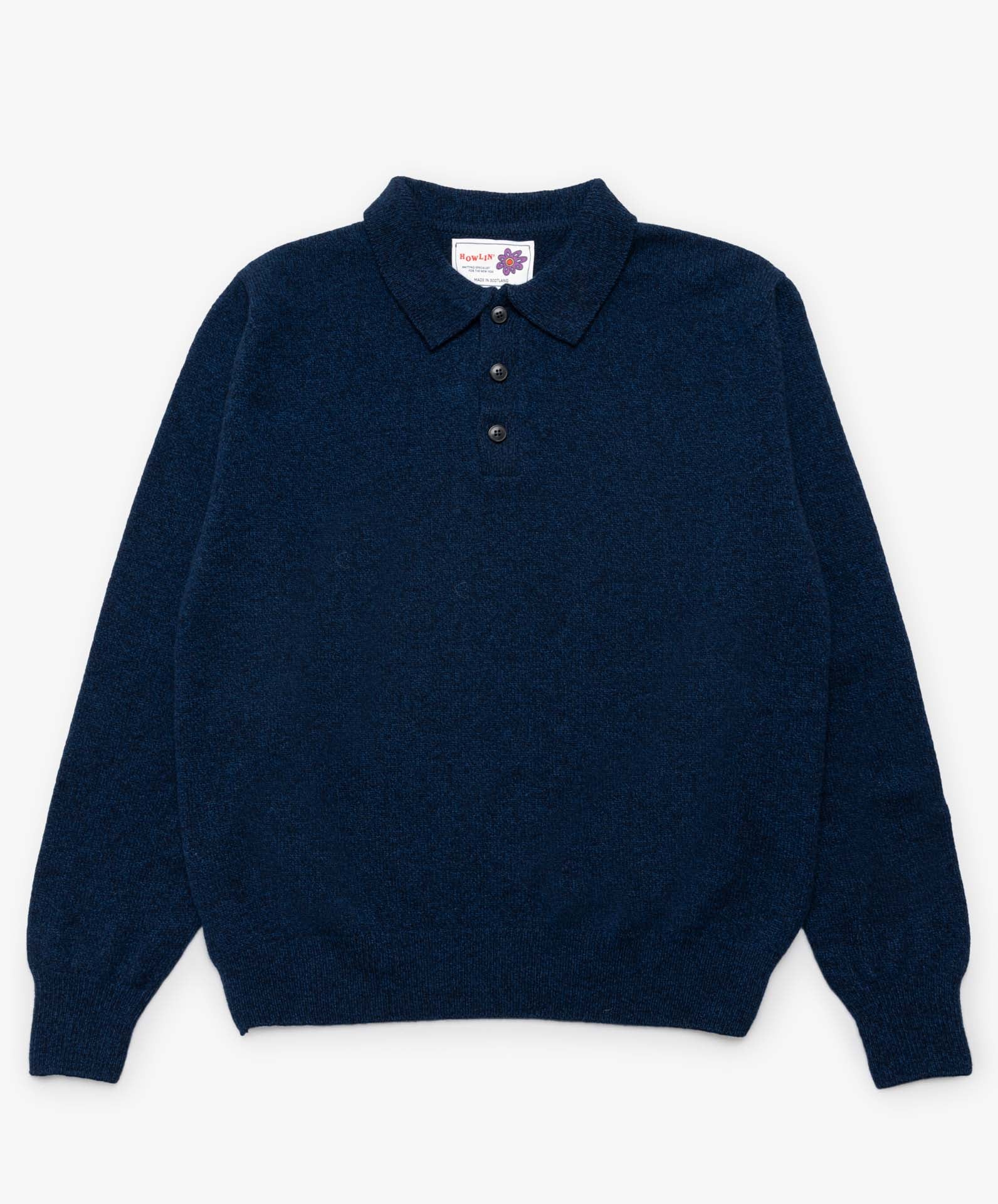 Dance of the Polo Knit - Navy Mix