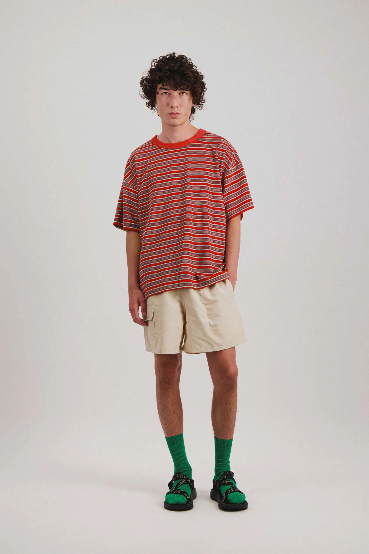 Boxy Freedom T-shirt - Red Fantasy