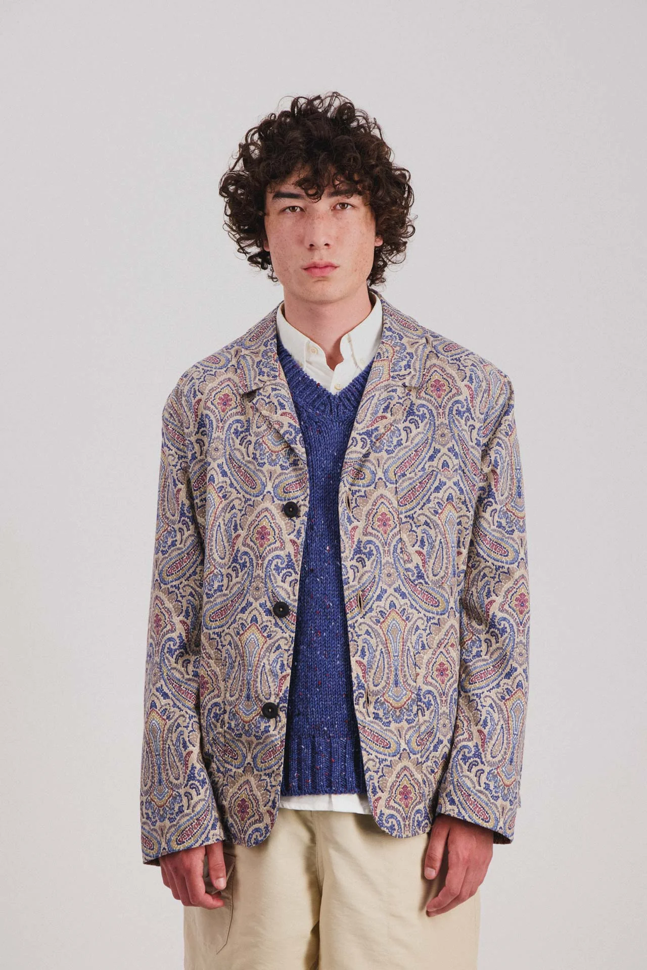 Cosmic Blazer - Fantasy - Sand Psych Paisley