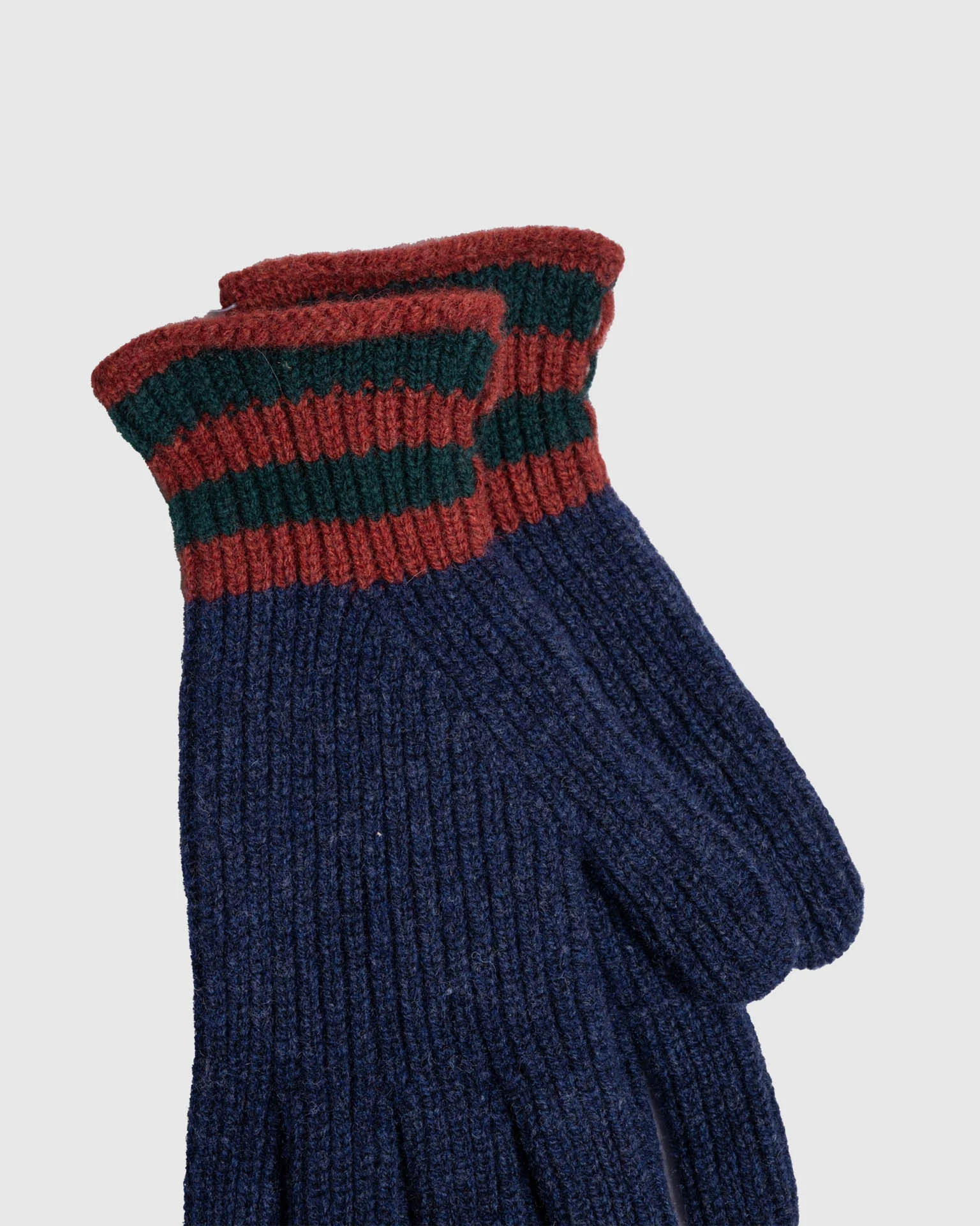 Love My Ribbed Gloves - Navy