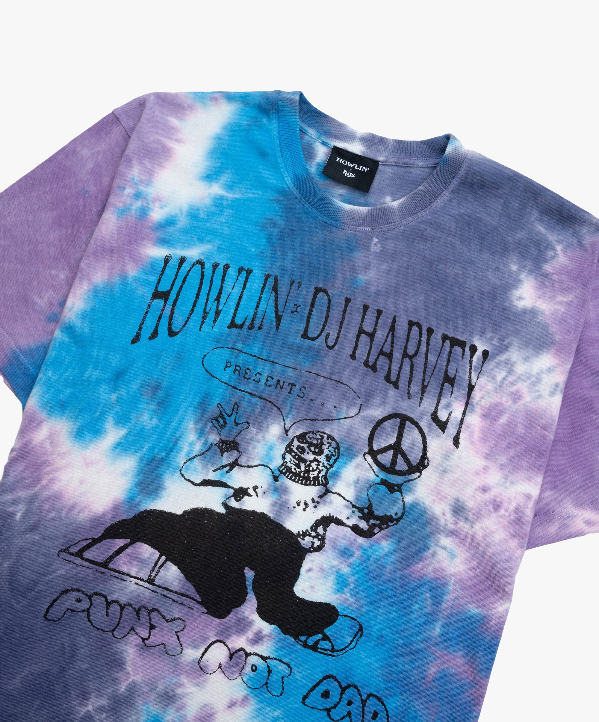 Spray Dyed T-shirt With Logo  - Midnight Mix *Ltd