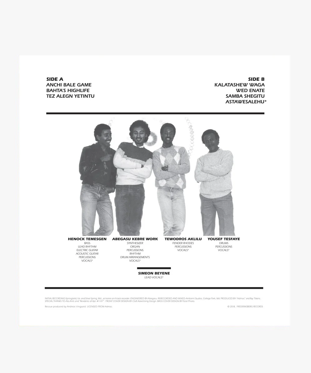 Admas - Sons Of Ethiopia LP