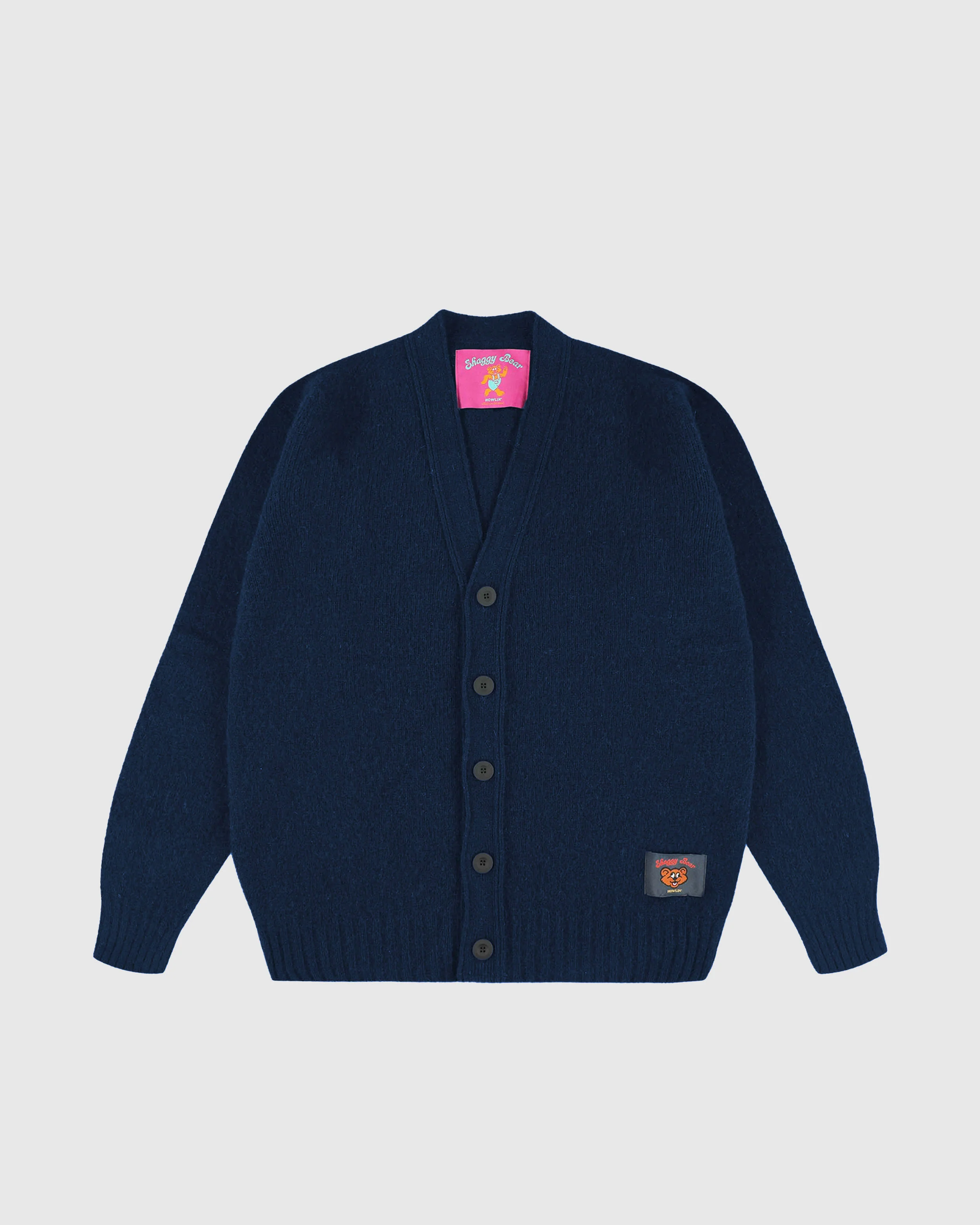 Shaggy Bear Women Cardigan - Navy (Women)