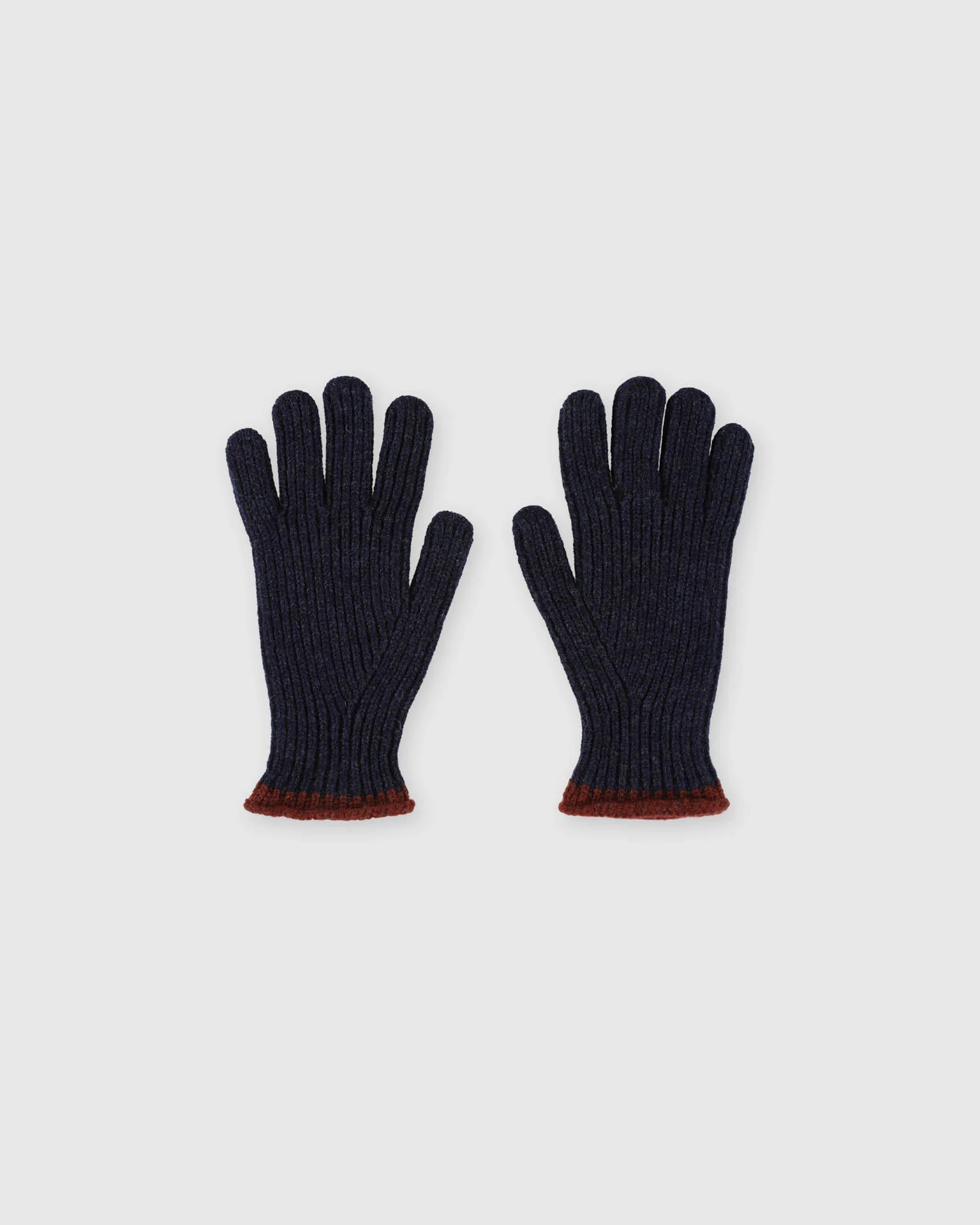Wind It Up Ribbed Gloves - Navy