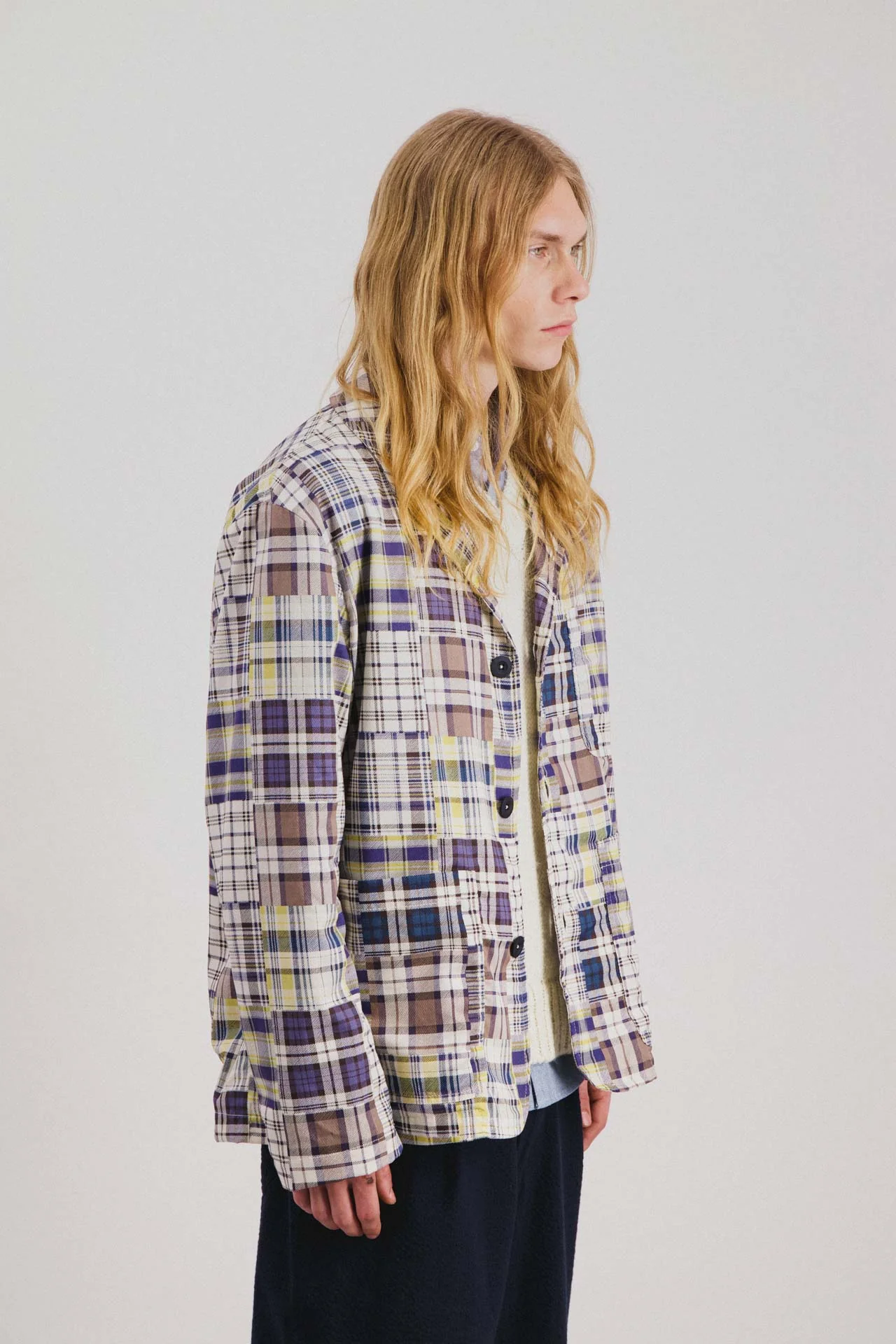 Cosmic Blazer - Fantasy - Blue Madras Mix