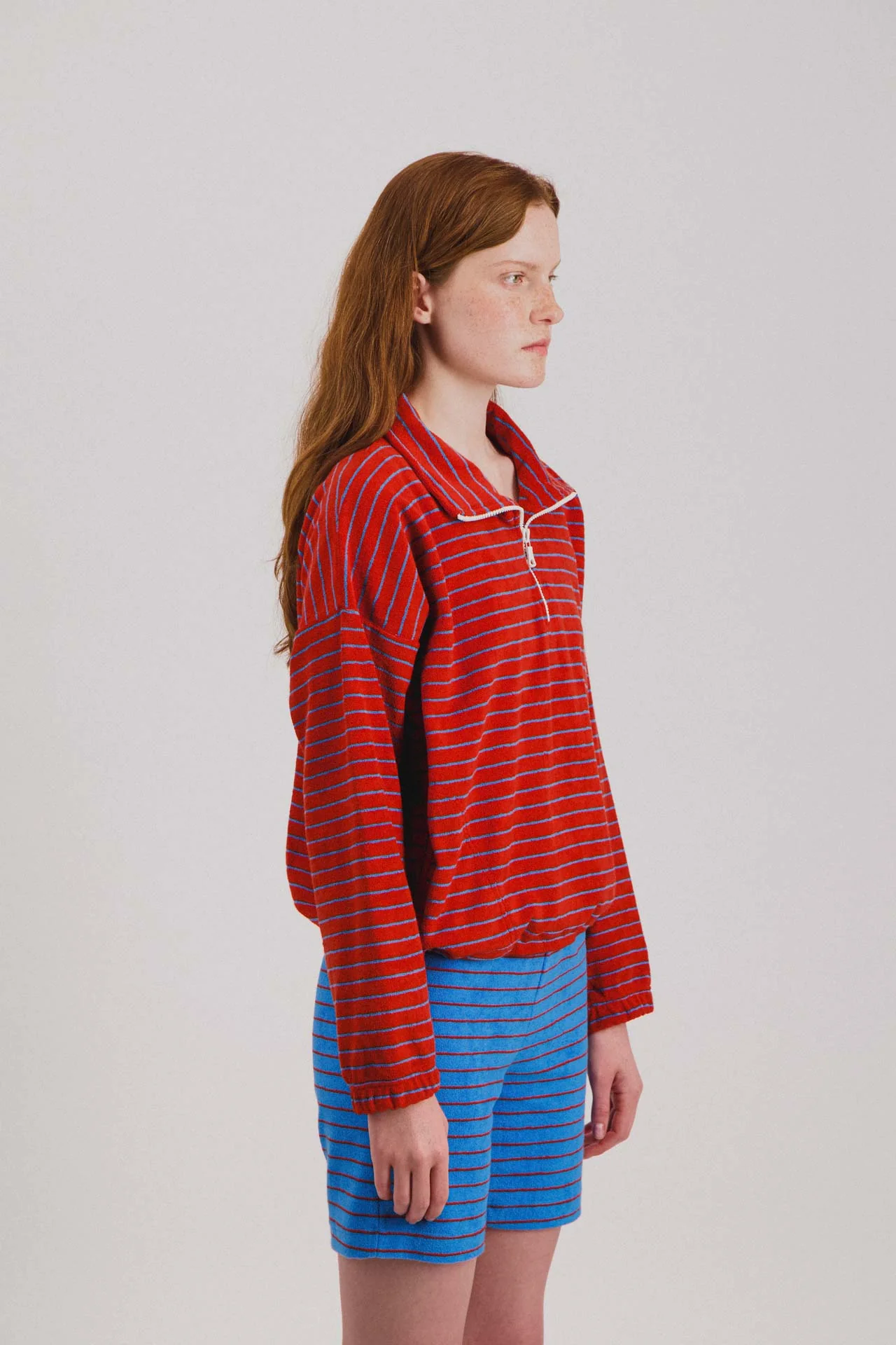 Magic Striped Sweat - Hyper Red (Women)