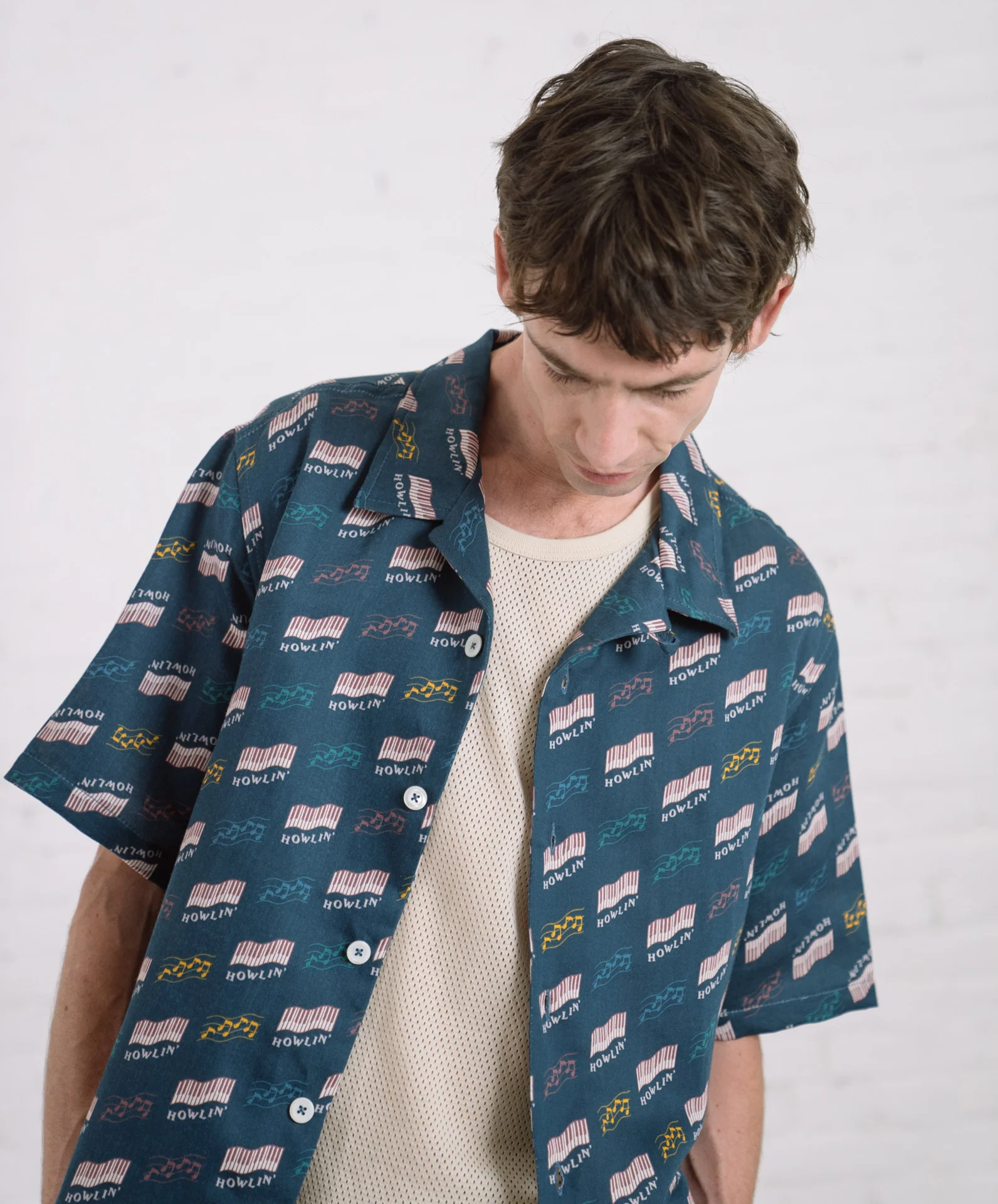 Cocktail D’Amore - Azzuro Howlin' Piano Hemp Print